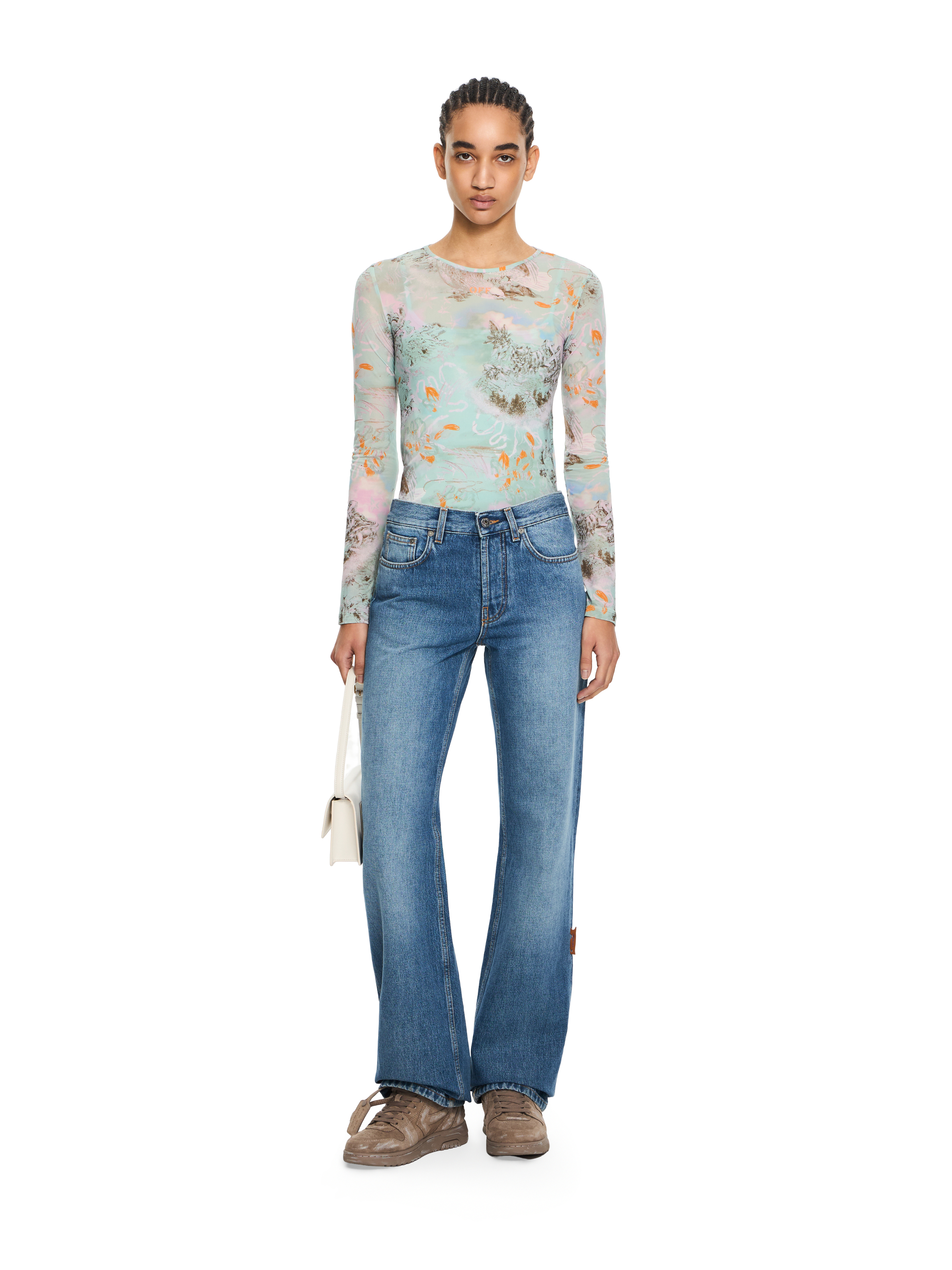 Off-white Susy Denim Pants In Blue