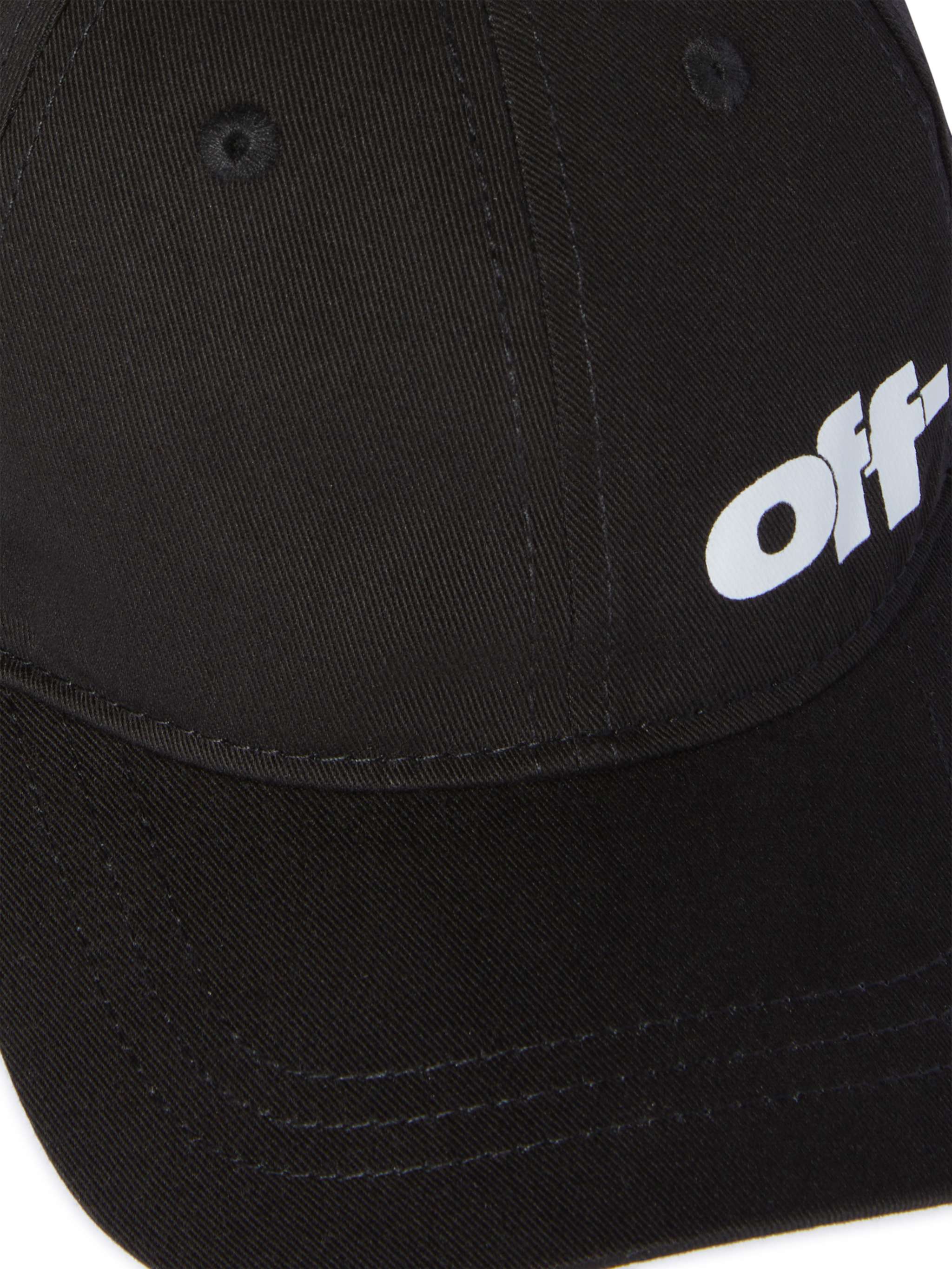Off-white Spray Arrow Baseball Cap In Black