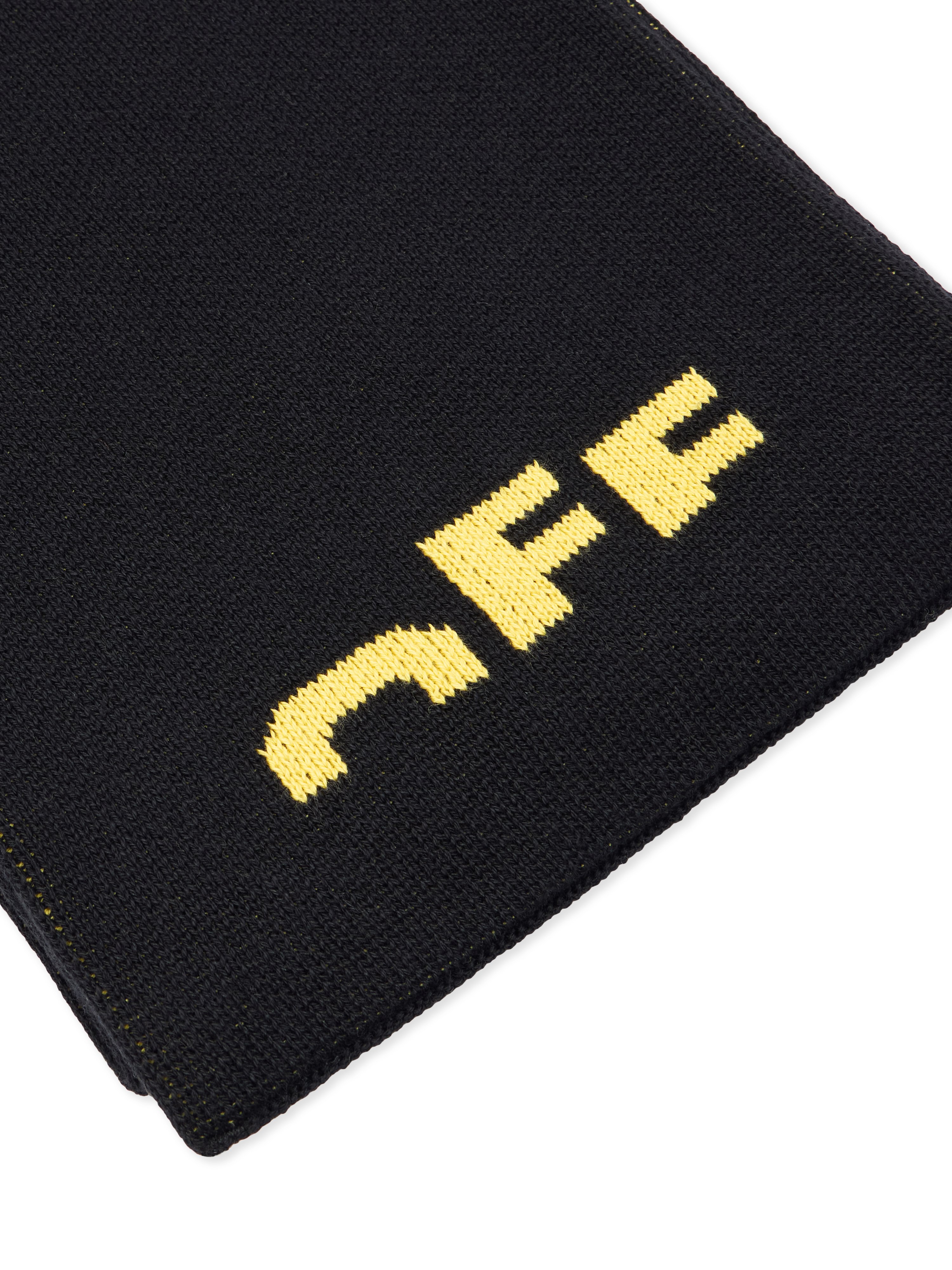 Off-white Type Logo Scarf In Black