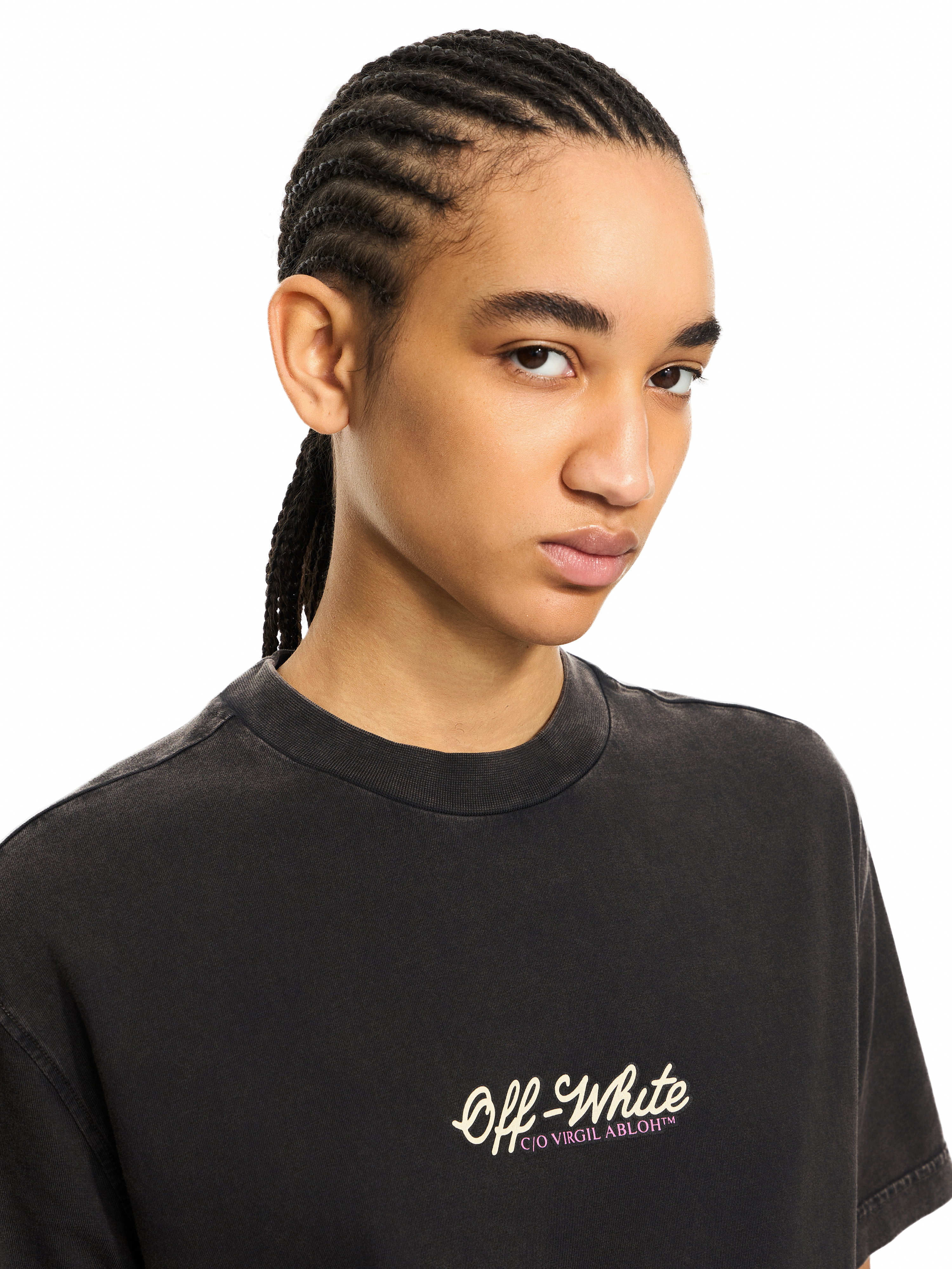 Off-white Relaxed Crown Emblem T-shirt In Black