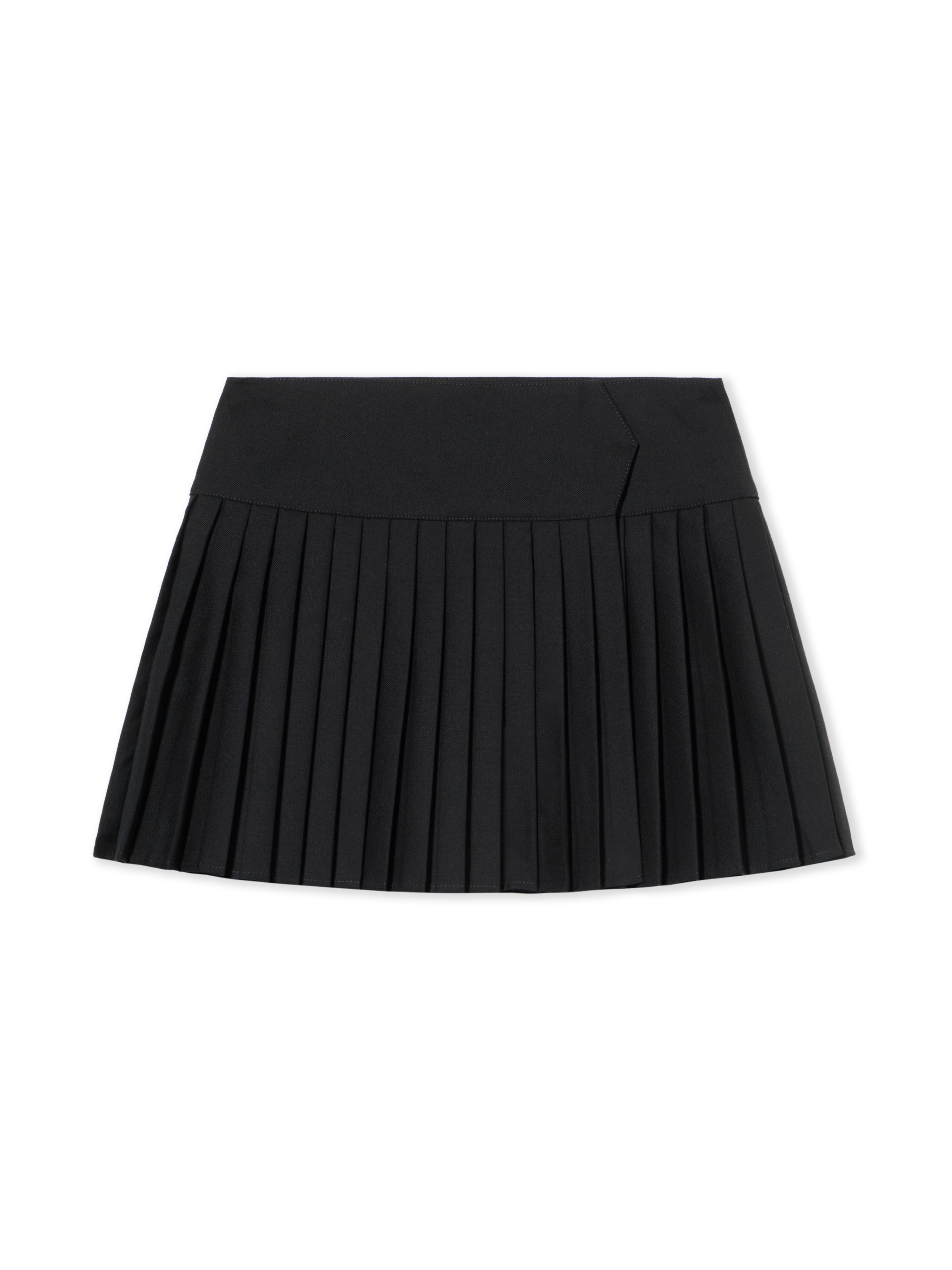 Off-White Big Bookish Logo Pleated Skirt - Woman Skirts Black It - 42 - Immagine 2