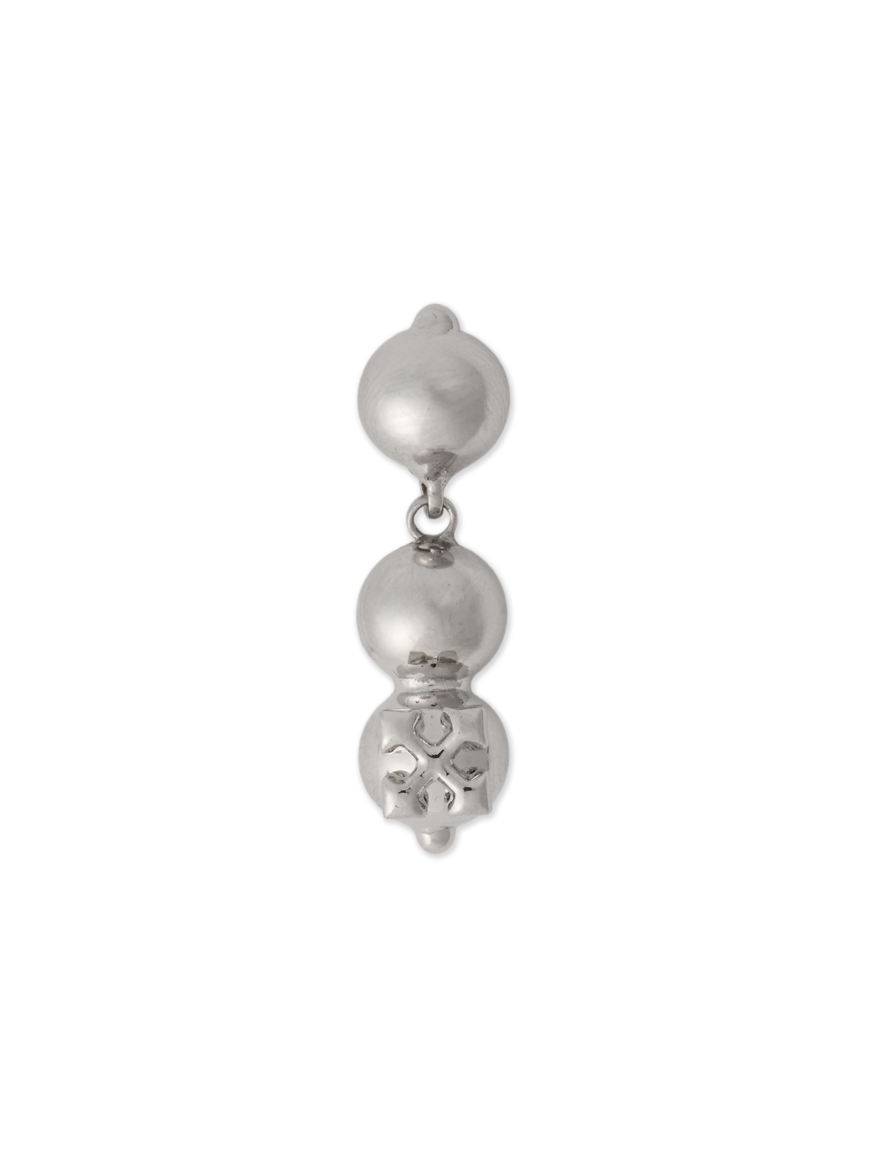 Off-White Arrow Ballchain Mono Earring