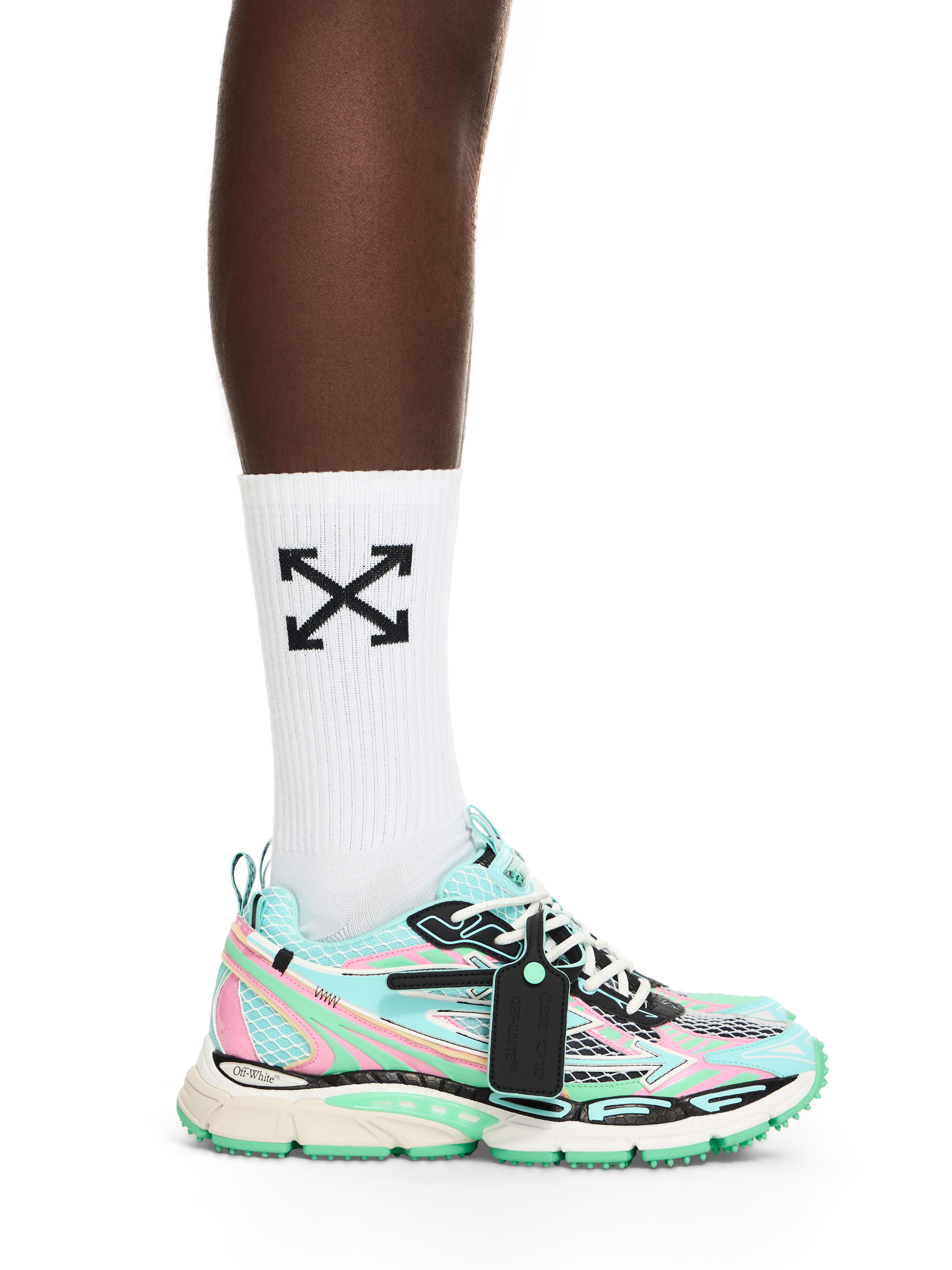  Off White Be Right Back Fishnet Sneakers - Male Sneakers Aqua - Mint 41 