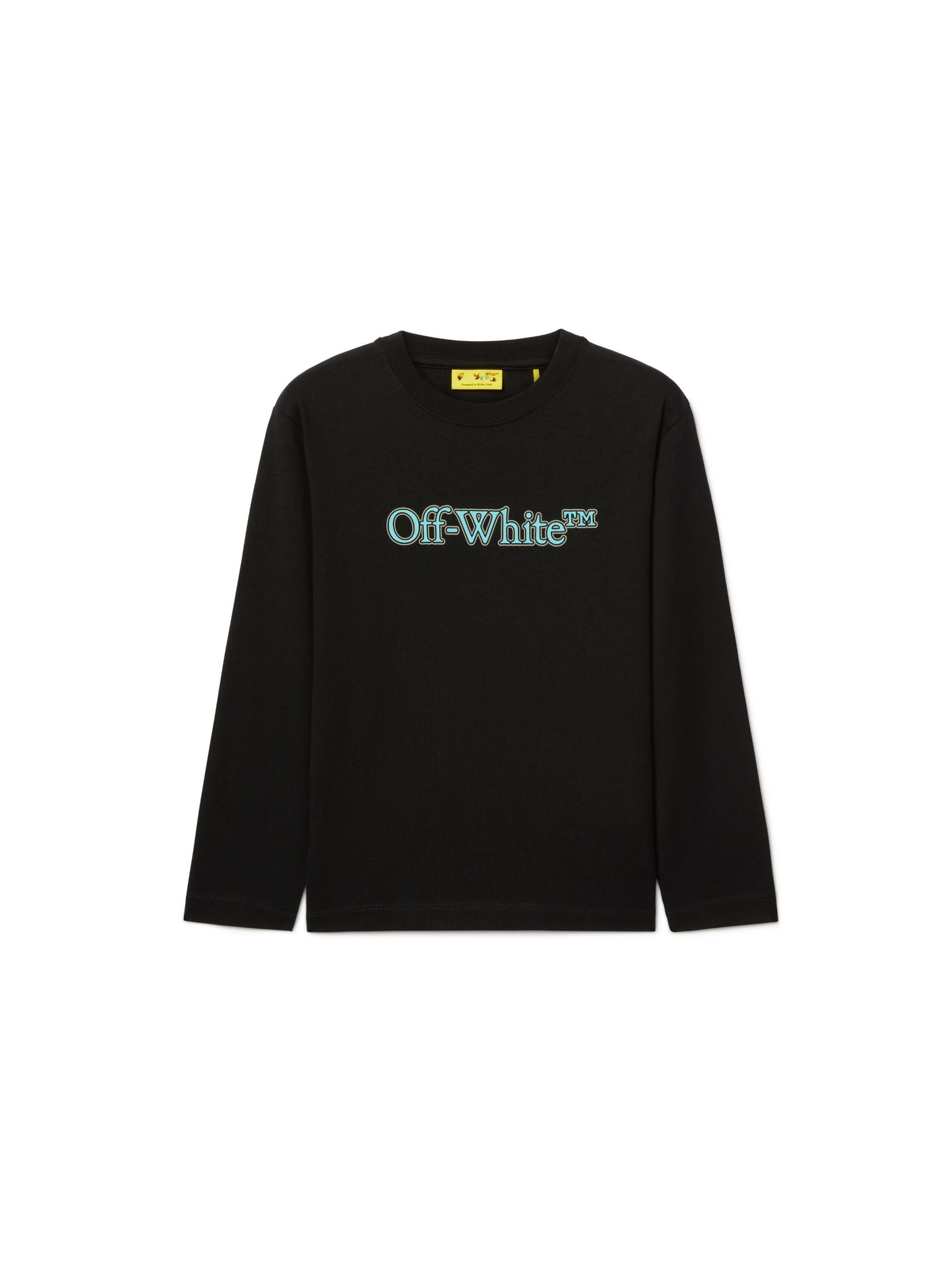 Off-white Kids T-shirt Big Bookish In Black