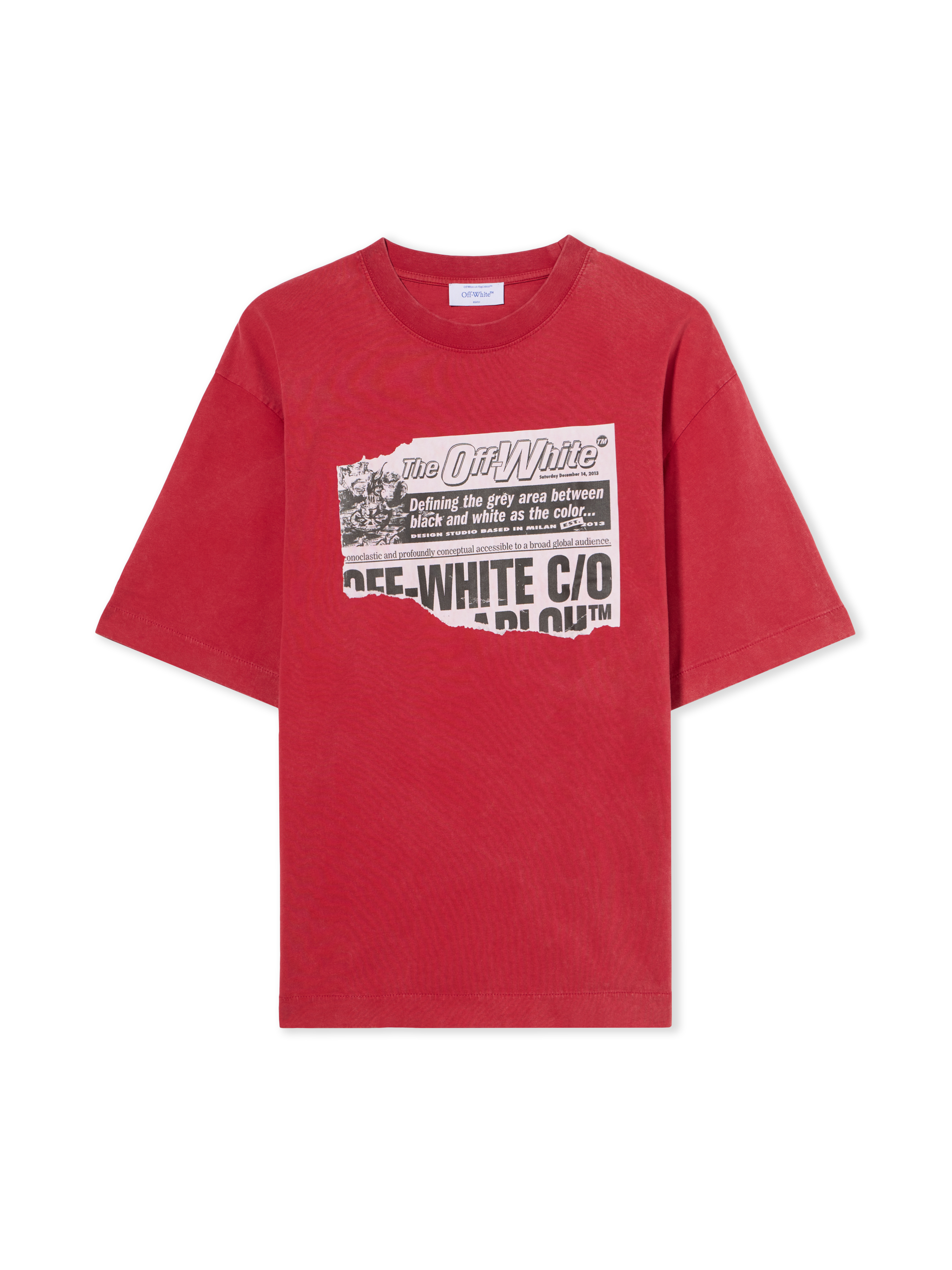 News Outl Arrow Skate Logo Tee in VINTAGE CHILI PEPPER News Outl Arrow Skate Logo Tee in VINTAGE CHILI PEPPER