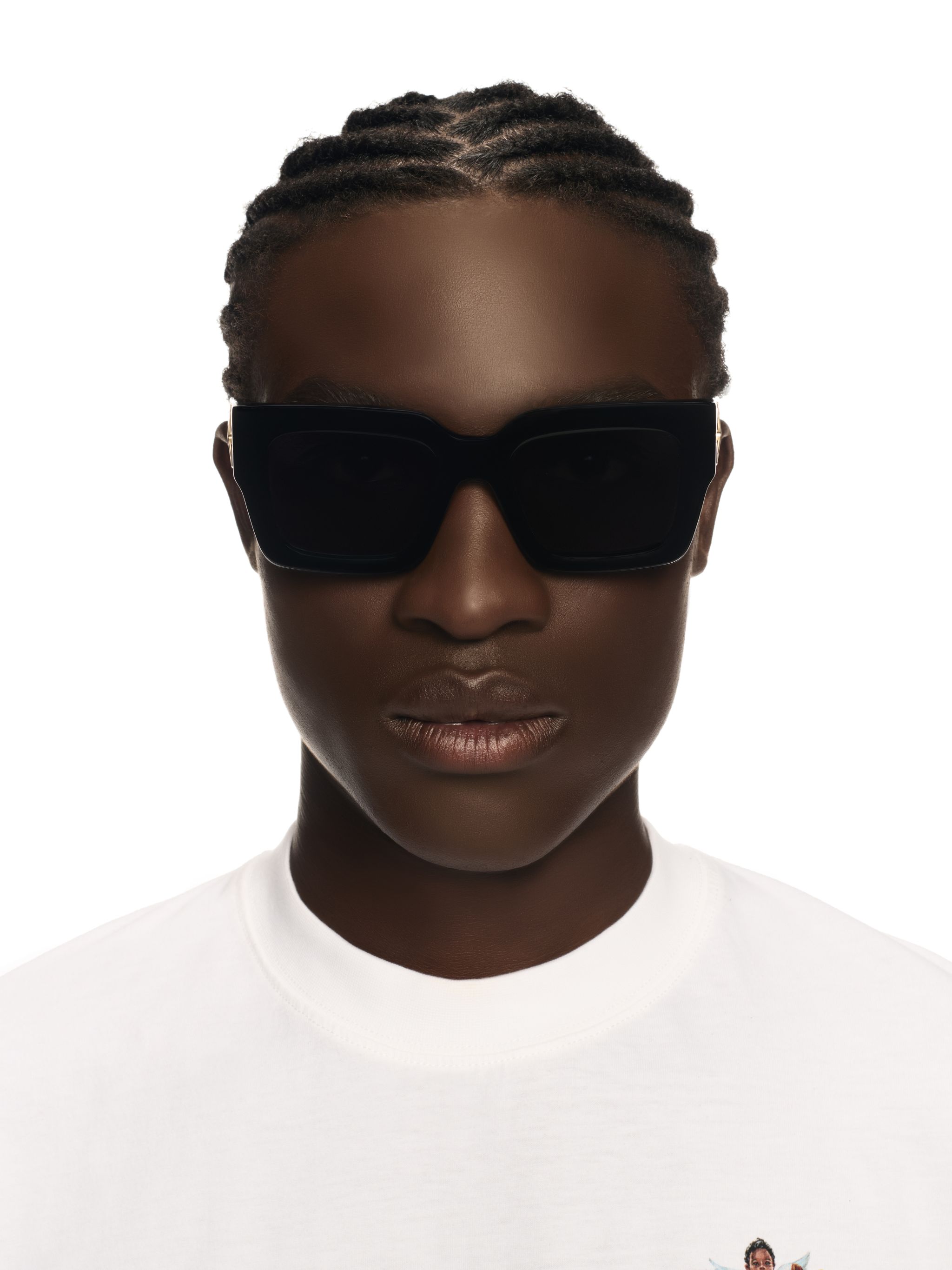 Off-white Mystic Sunglasses In Black