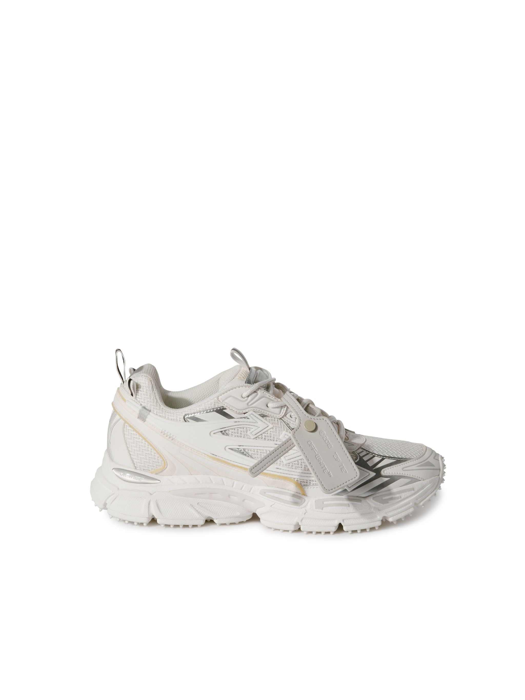 Off-white Be Right Back Mesh Sneakers Pull Tabs In White