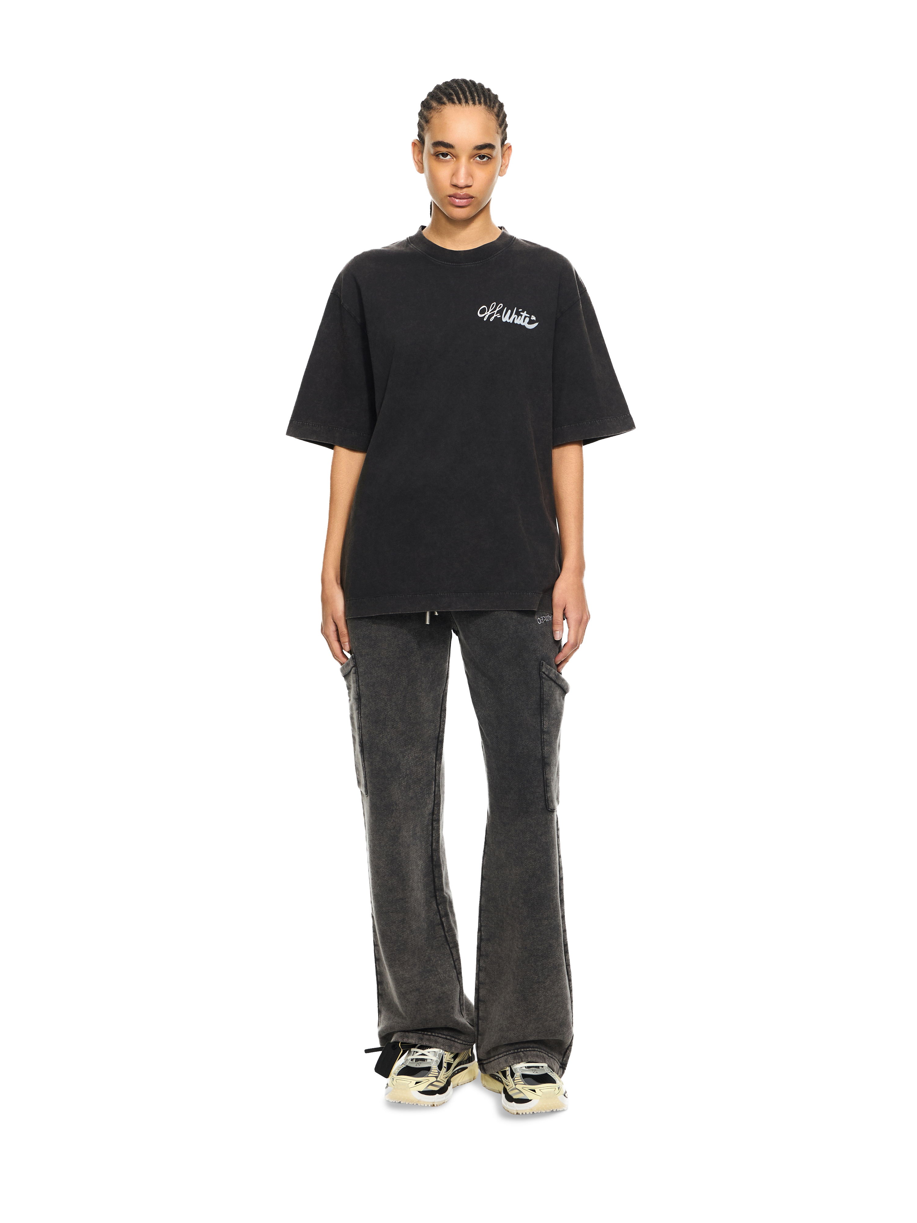 Off-white Off Marker Skate T-shirt In Black