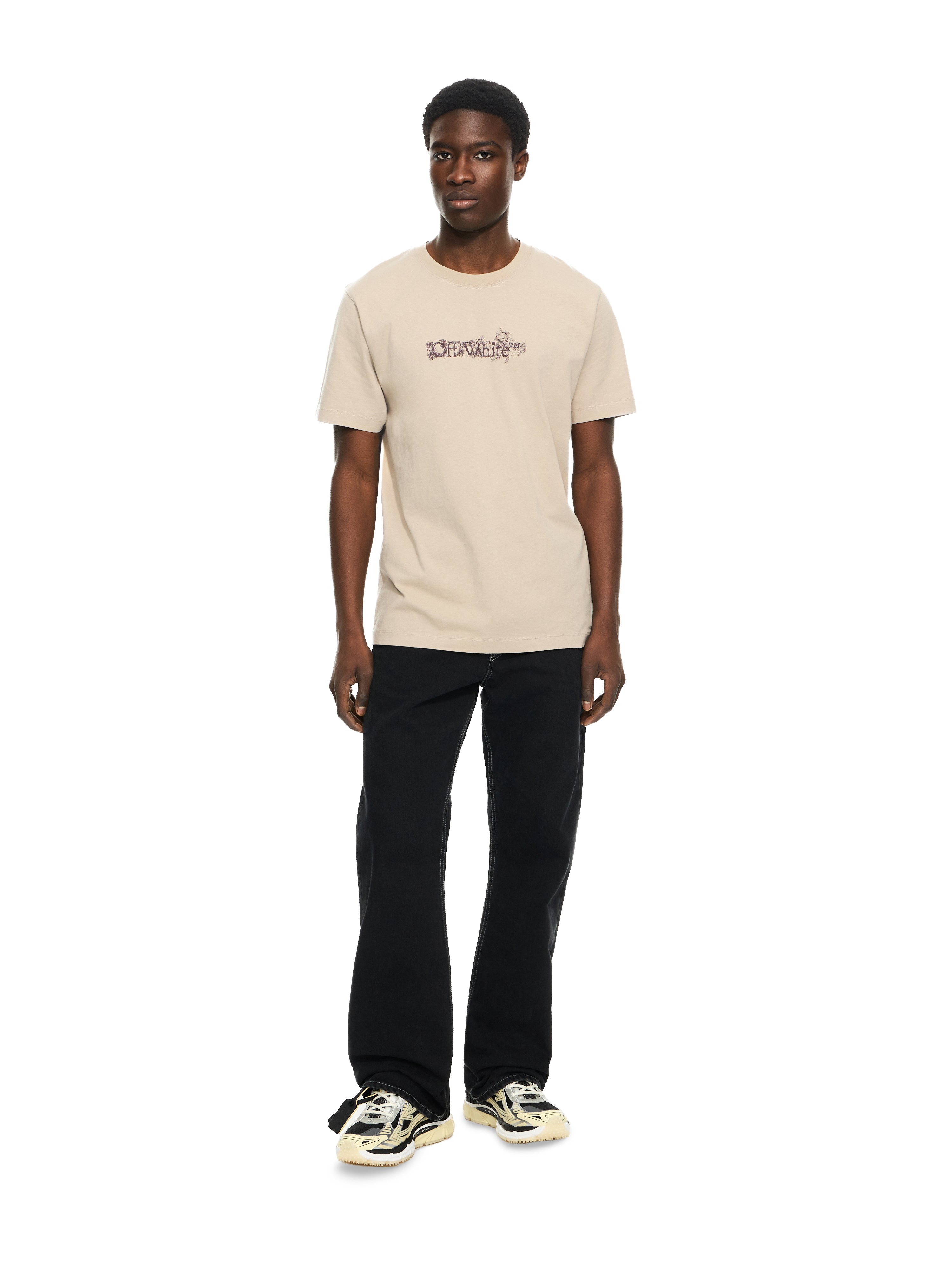  Off White Half Arrow Slim Relaxed Jeans - Male Jeans Stone Raw Black 33 