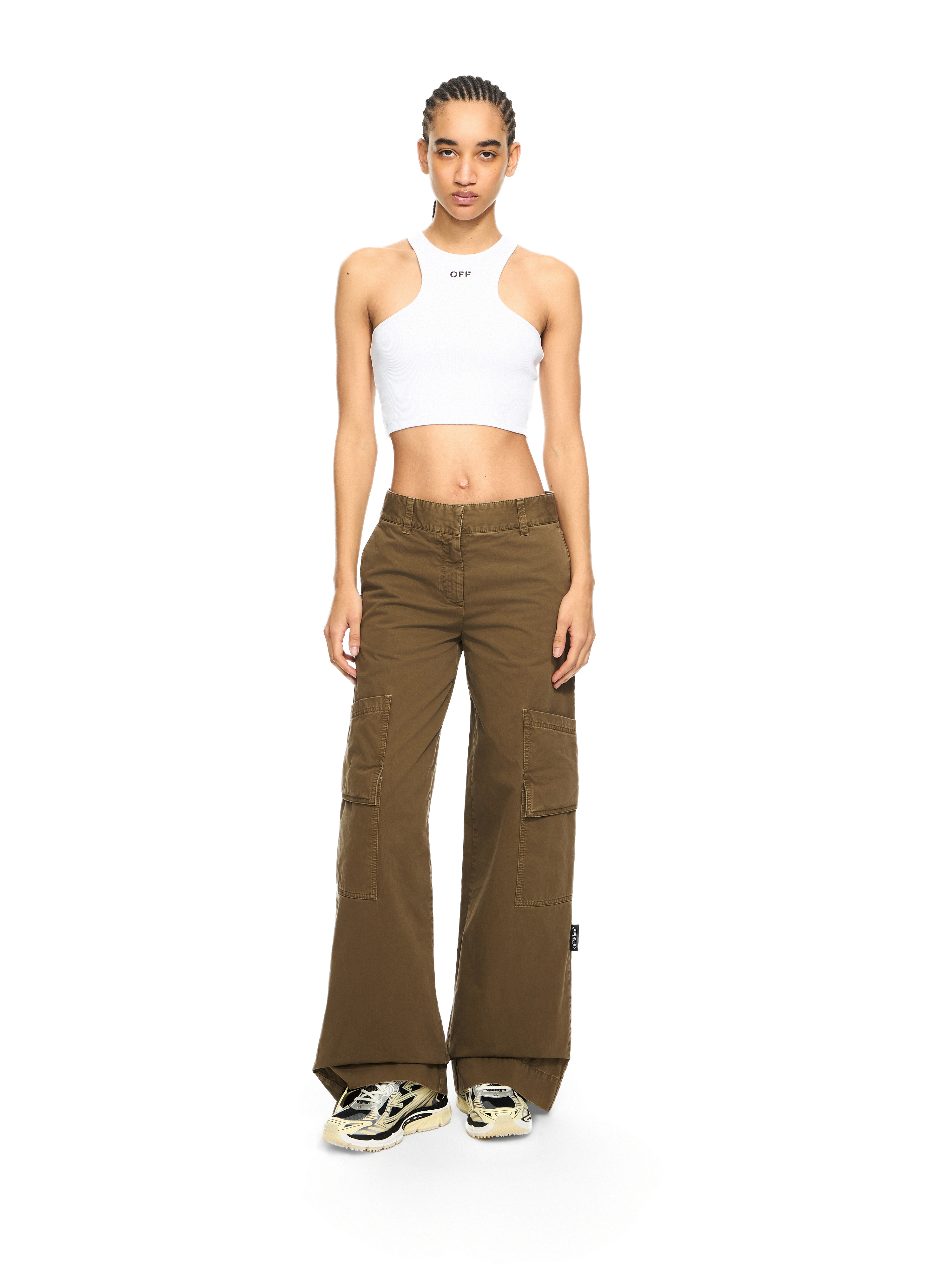 Off-White Off Stamp Ribbed Rowing Top