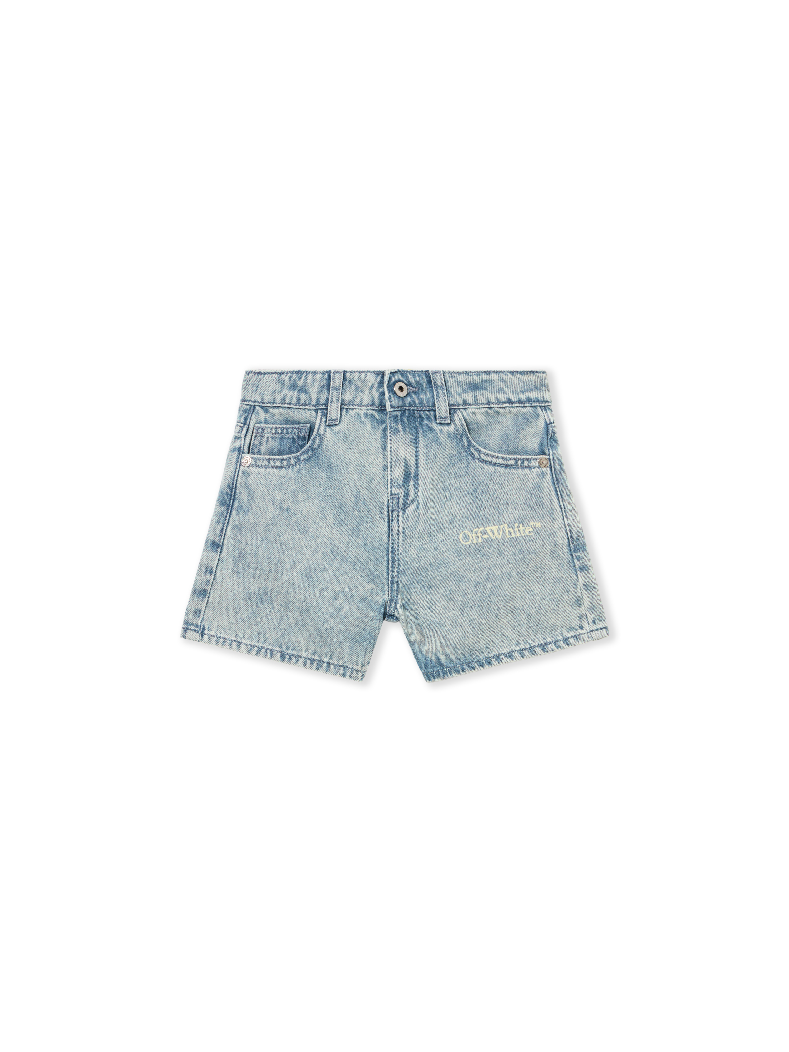  Off White Bookish Denim Shorts - Kids Mädchen Kleidung Light Blue 6 