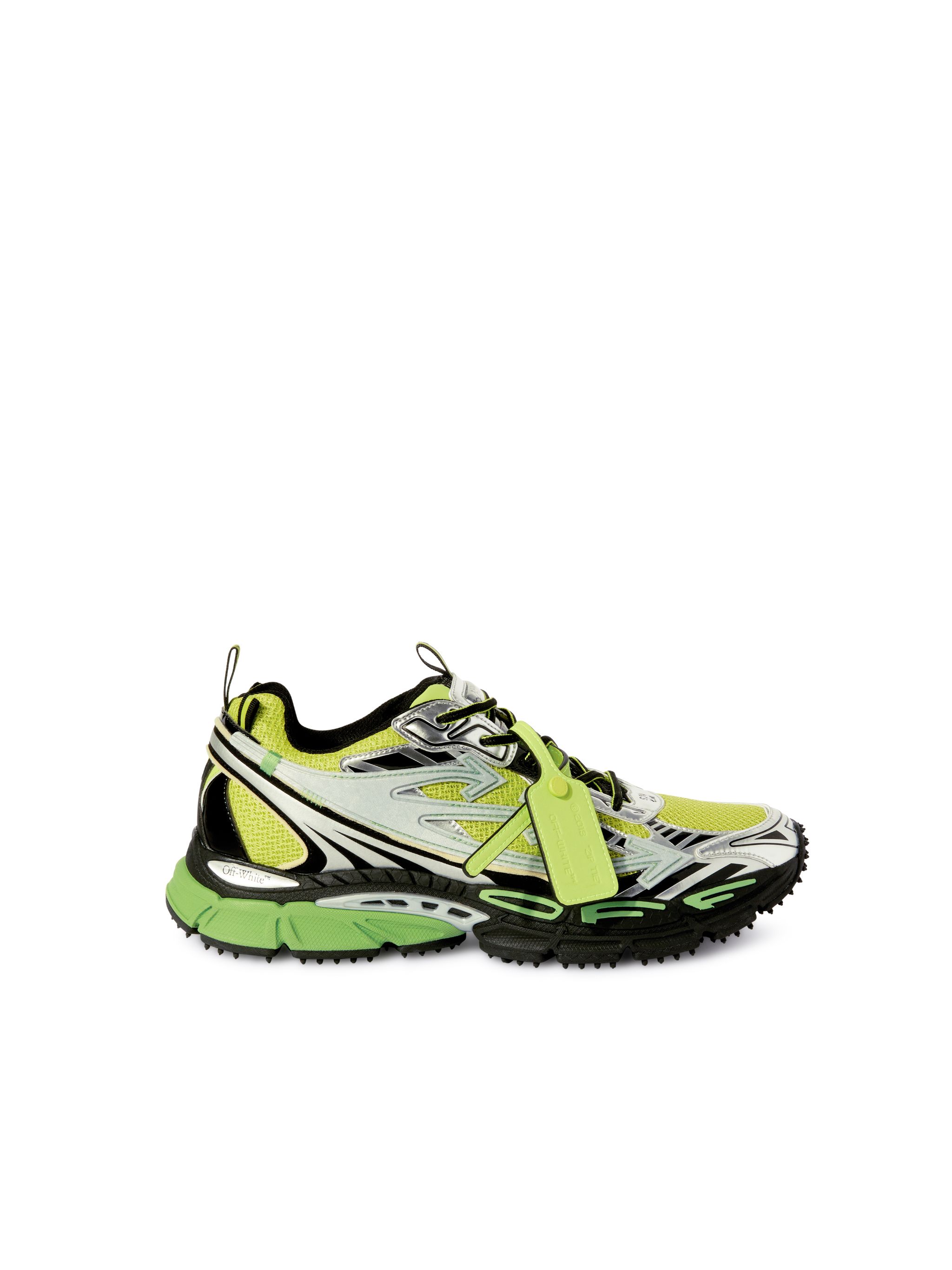 Off White Men's Green Be Right Back - Sneakers 40
