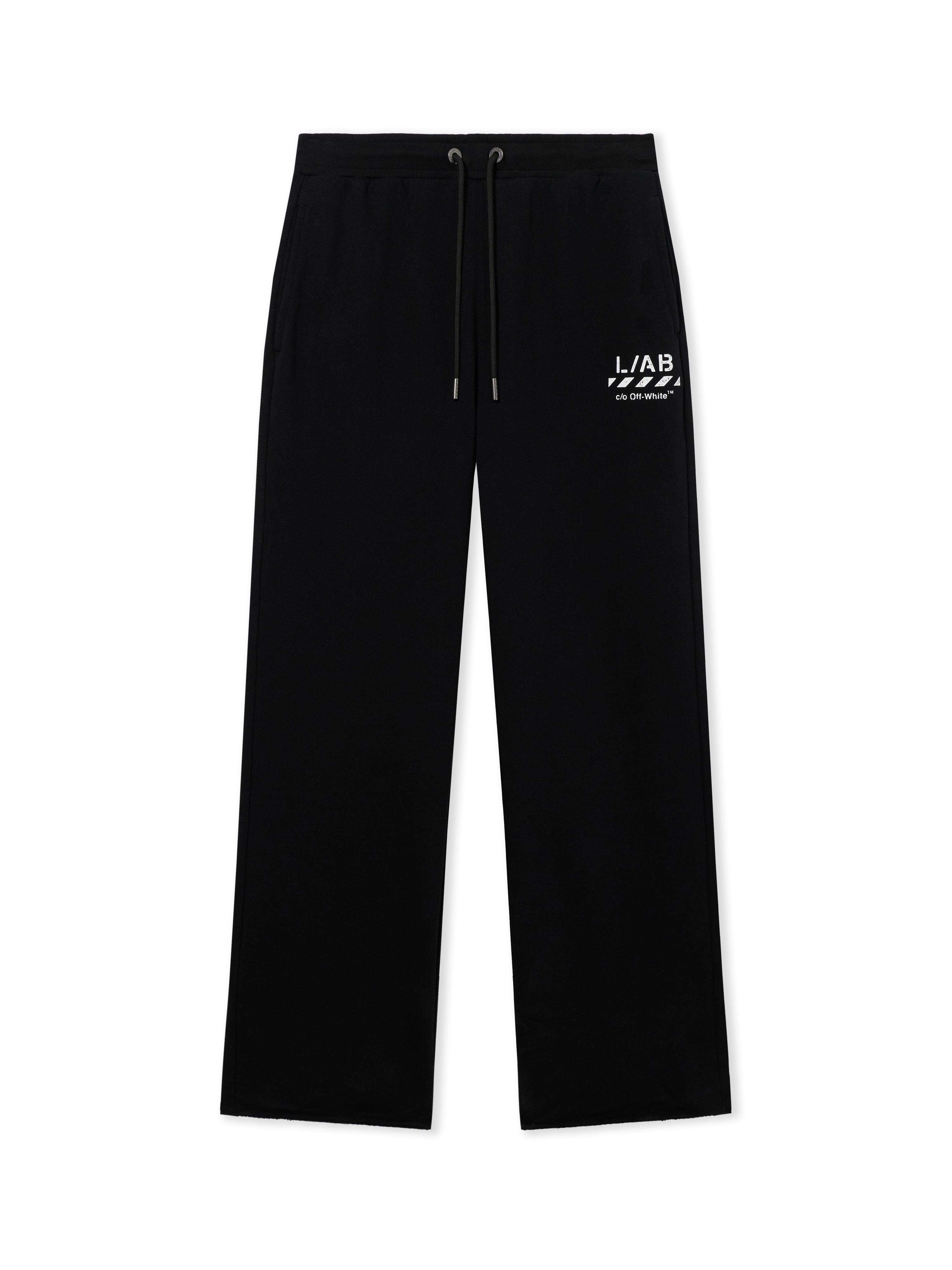 L/AB Core Diagonal Relaxed Sweatpants in BLACK for Men | L/AB c/o