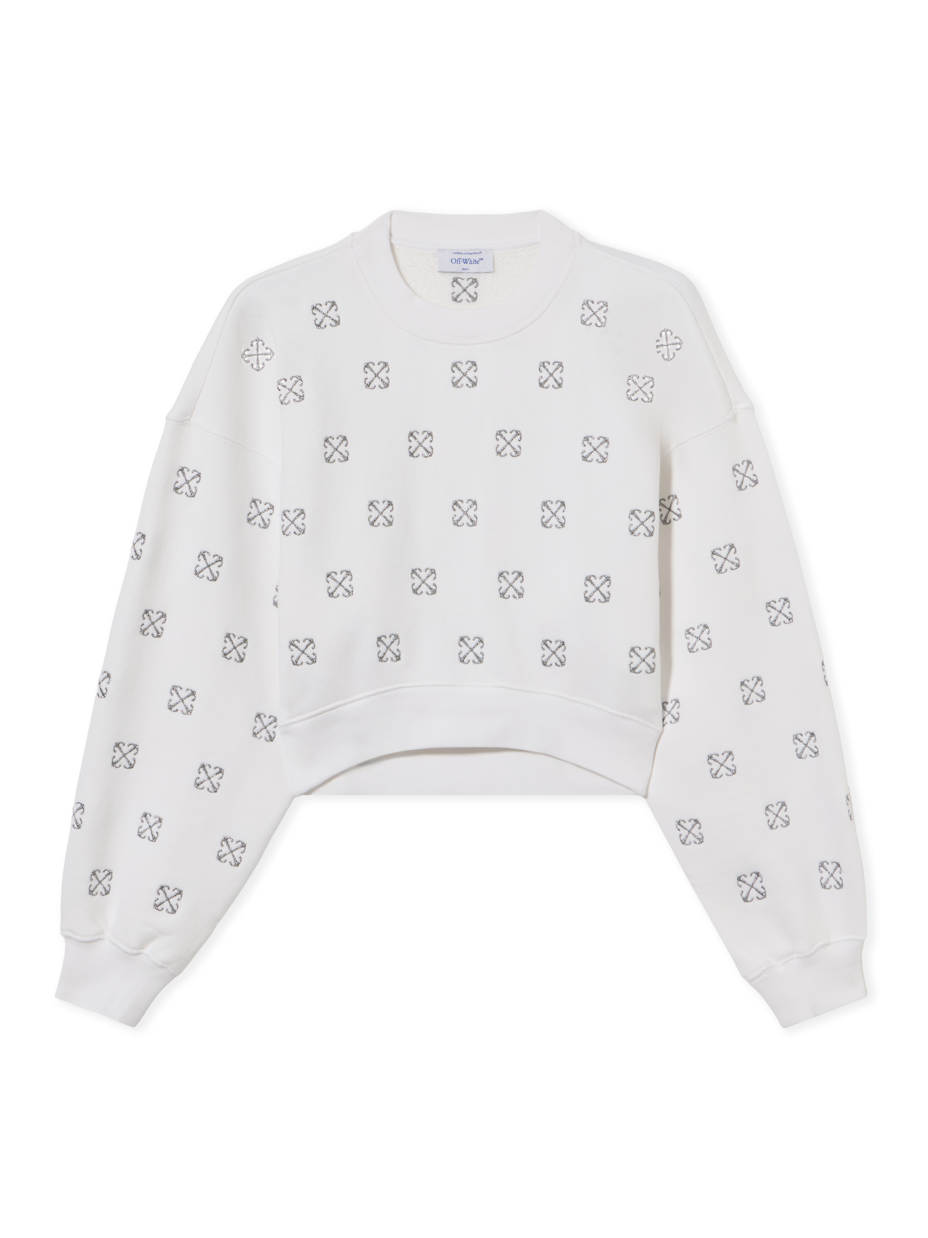 Off-White Lurex Little Arrows Sweatshirt