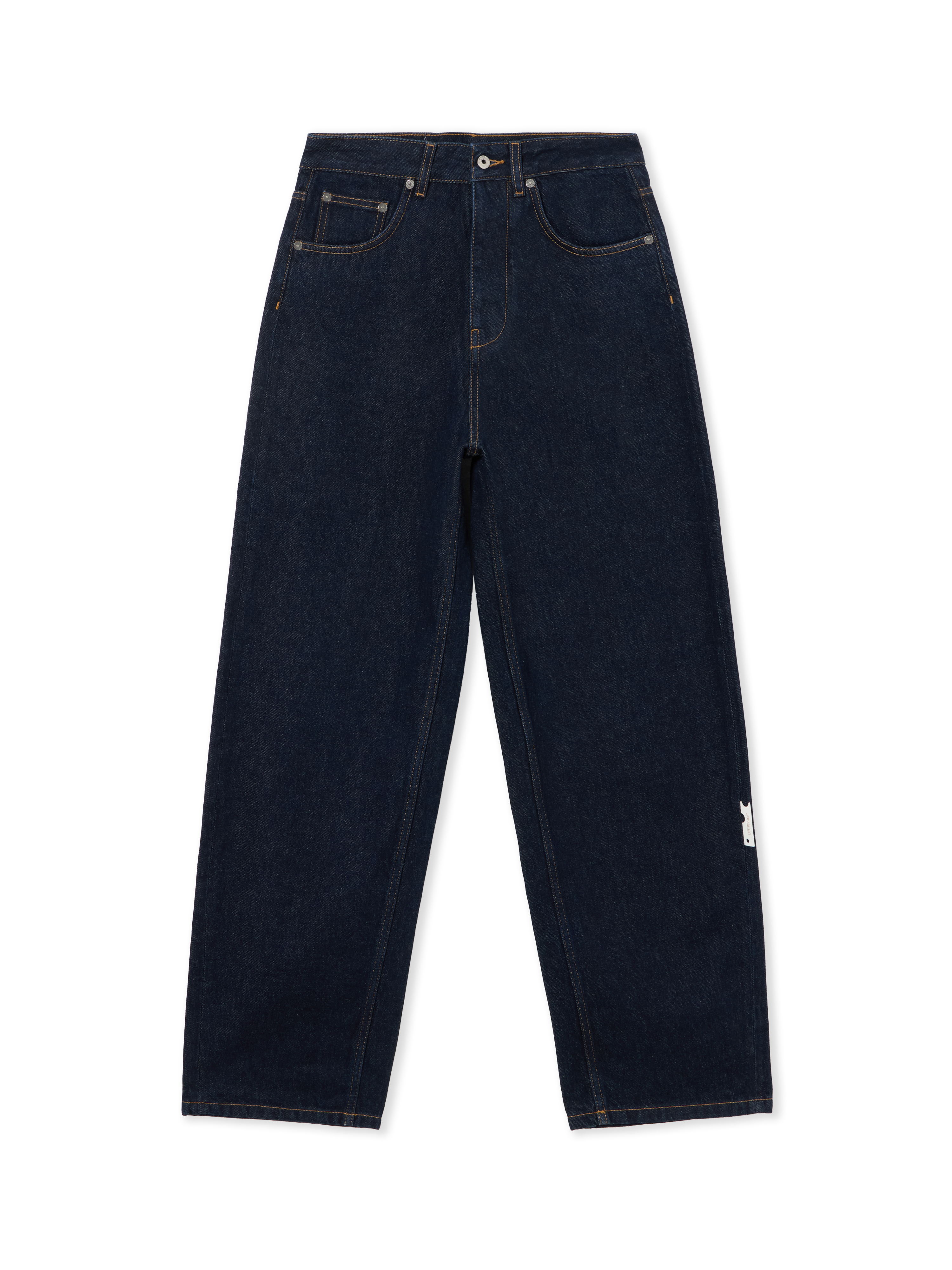 Off White Donna Raw Indigo Raw Indigo Pantaloni Denim Balloon - Pantaloni E Jeans 25