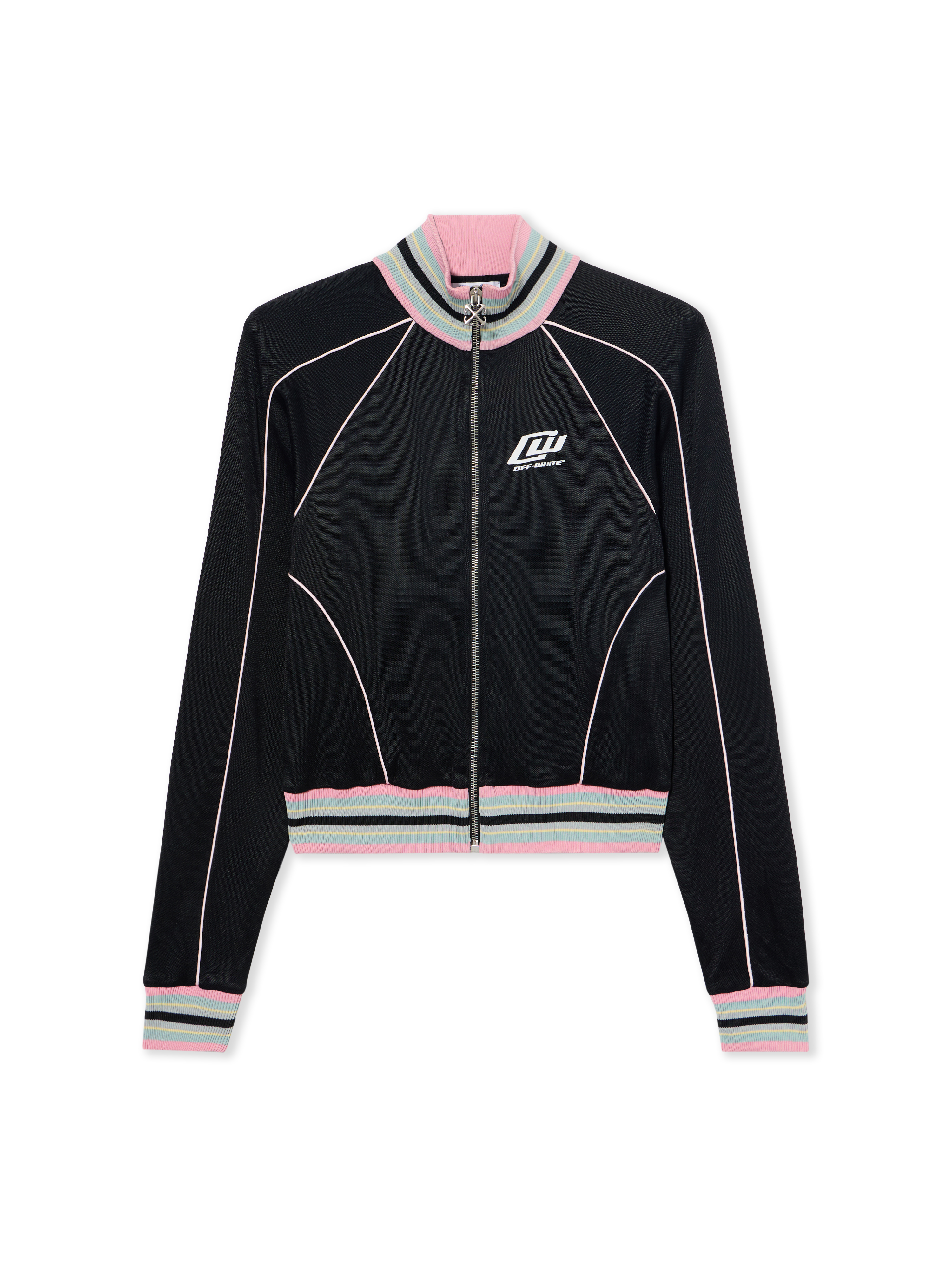 Off-white Fluid Track Ow Fitted Jacket In Black