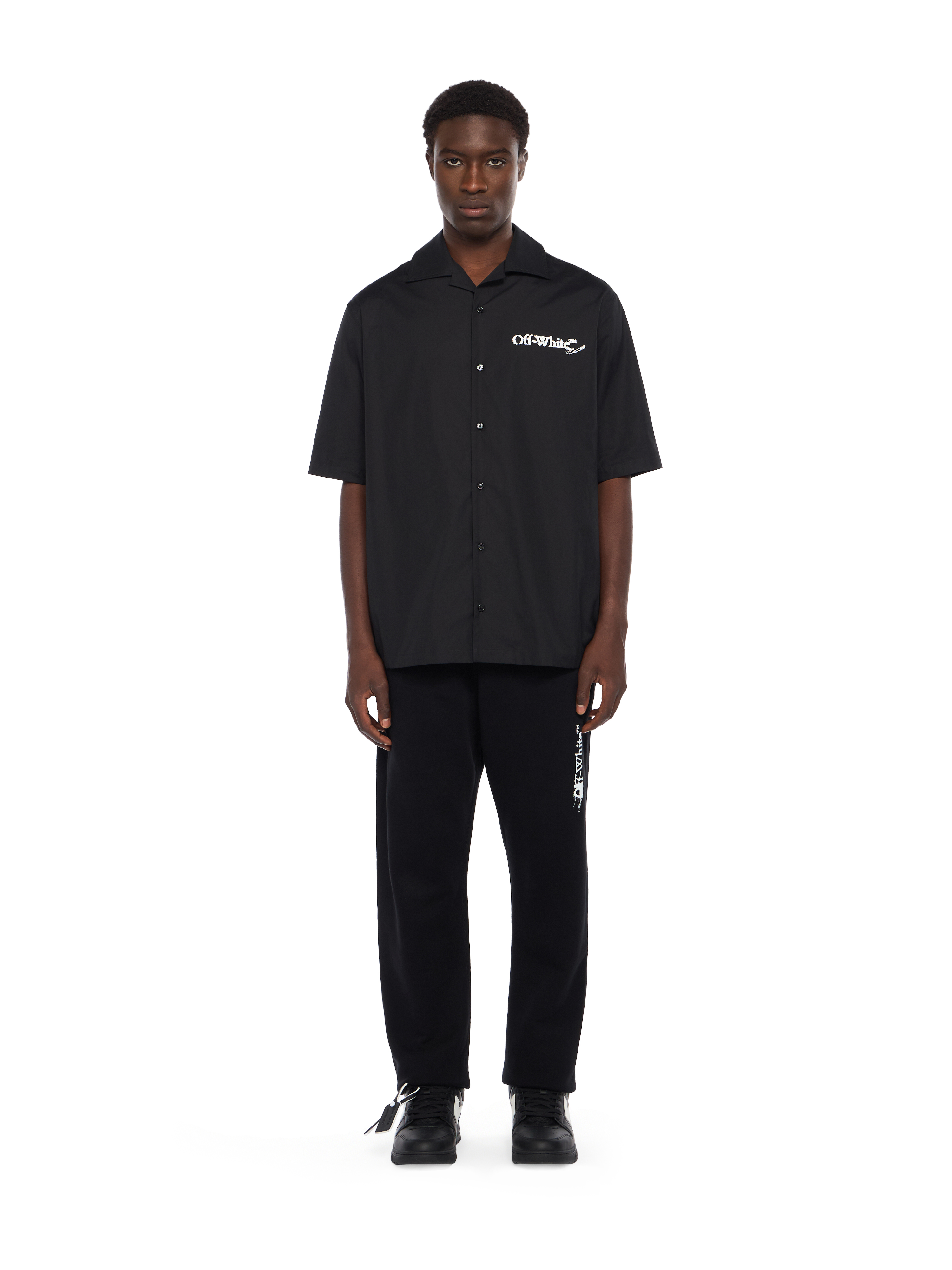 Off-White Scribble Arrow Poplin Bowling Shirt