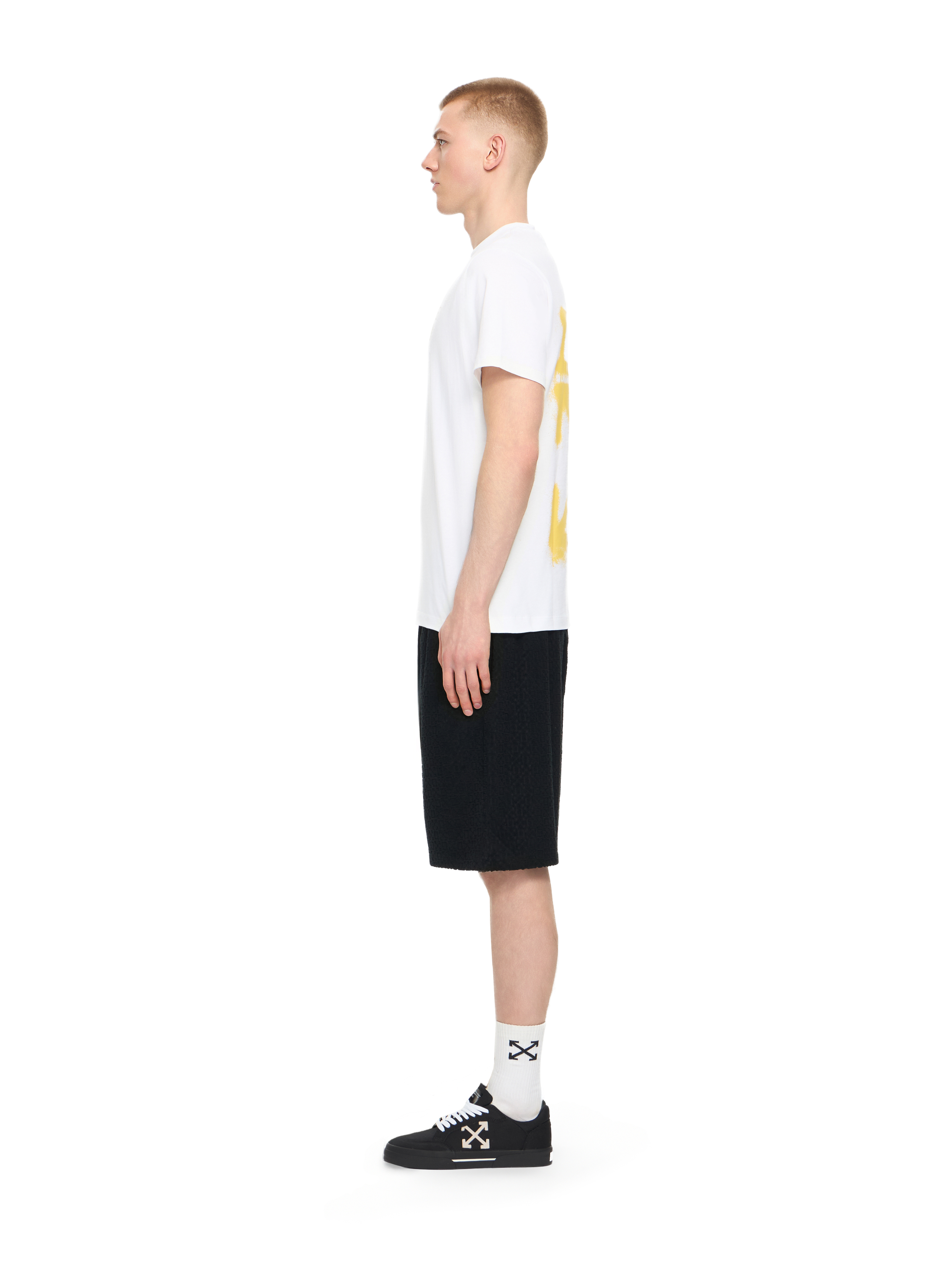  Off White Slim Fit Graphic S/s T-shirt - Male  White M 