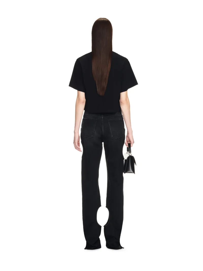 Off-white Vintage Black Meteor Jeans In Black