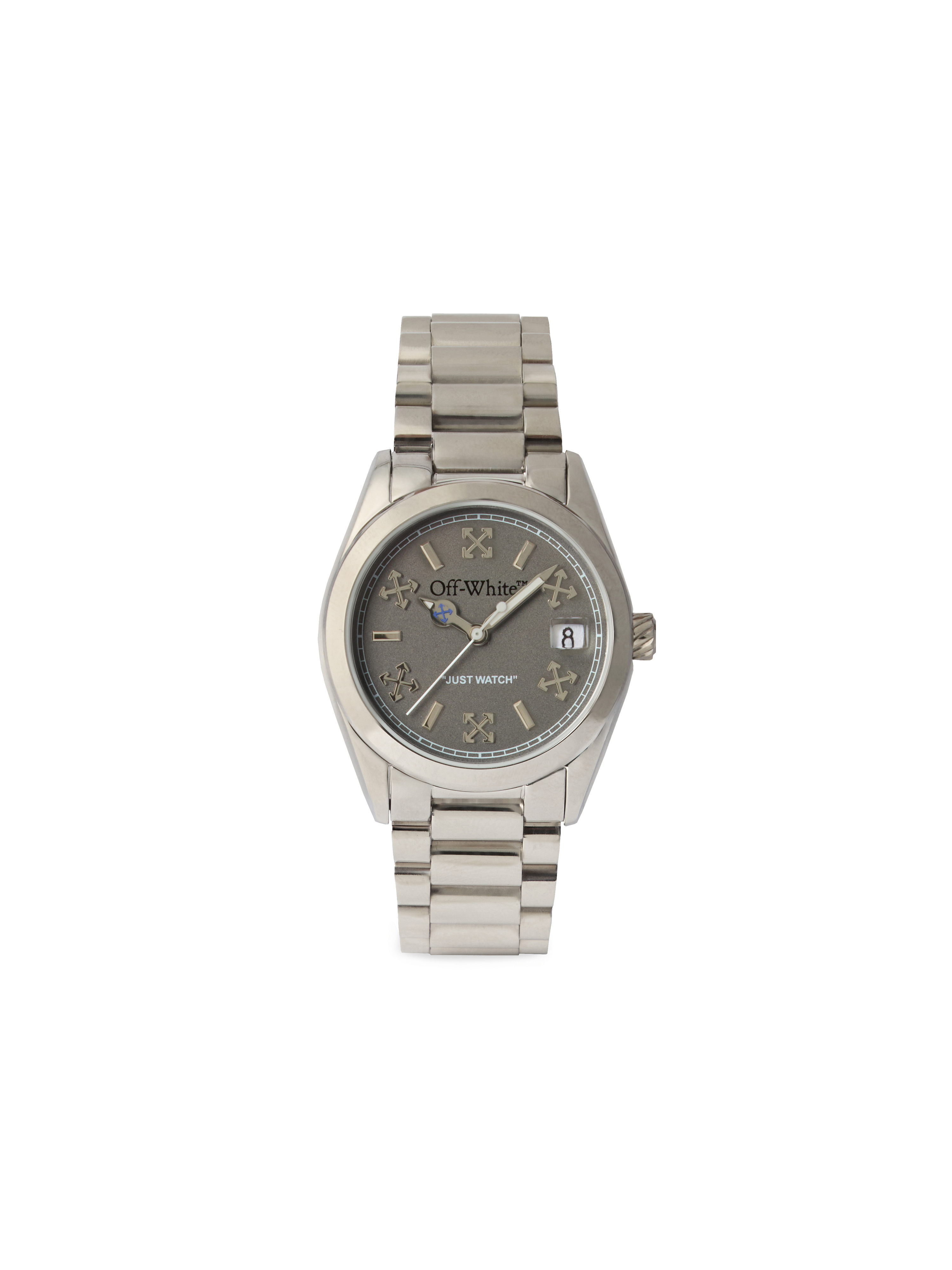 Off-white Crossing Watch In Silver