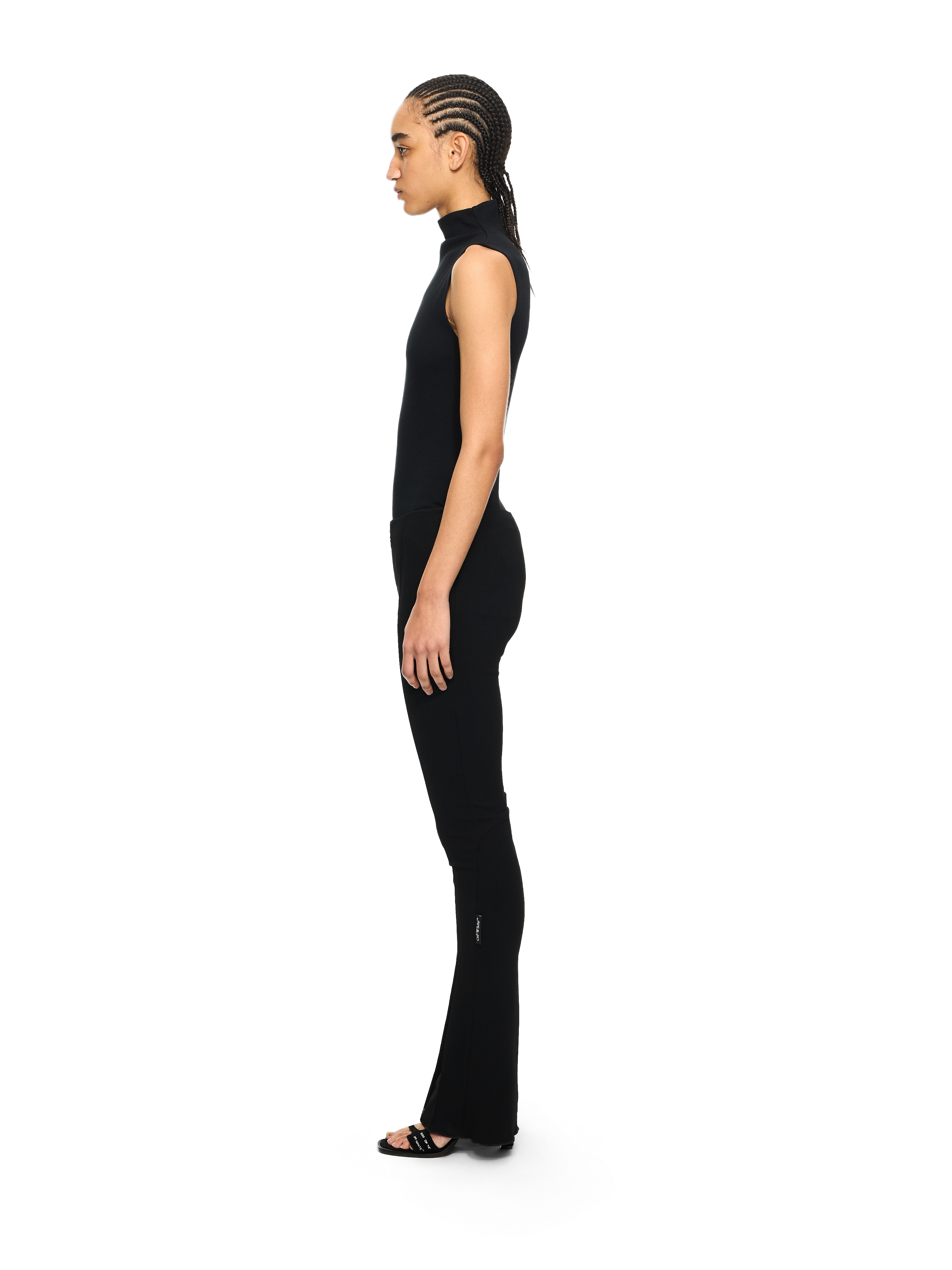 Off-white Off Stamp Ribbed Bodysuit In Multi
