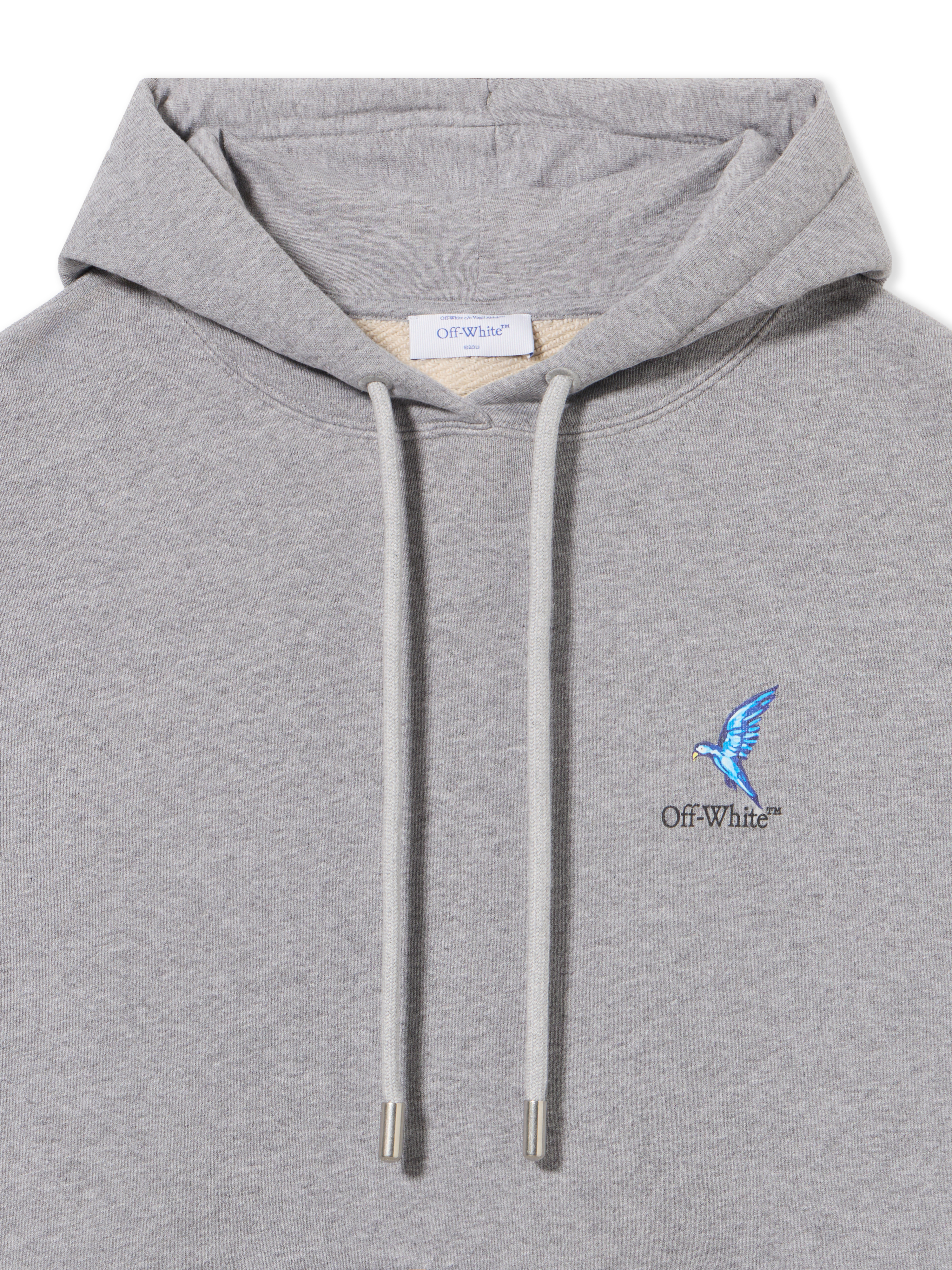  Off White Fresco Arrow Hoodie - Female Parfüms Gray Melange-black Xs 