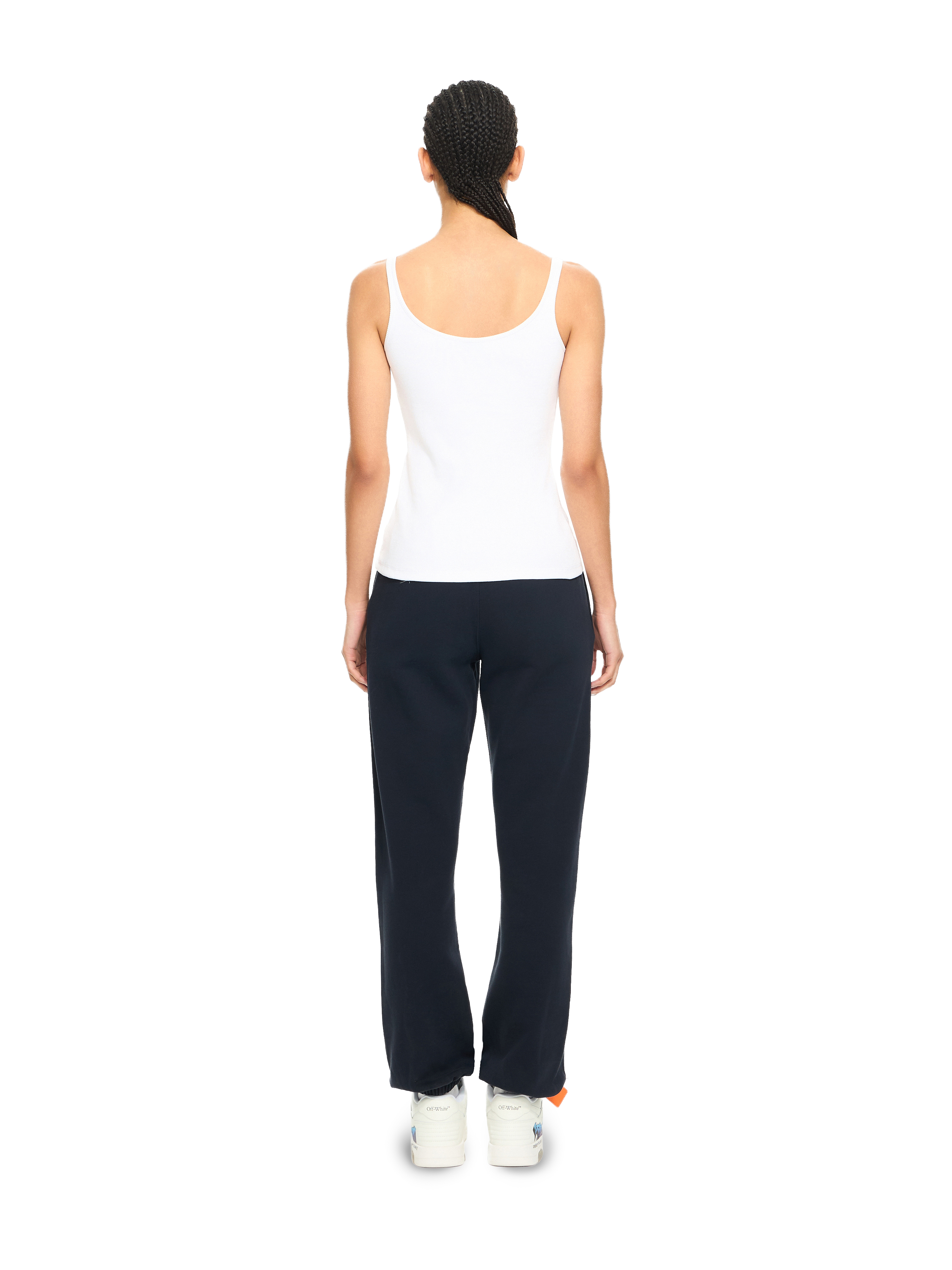 Off-white Royal Patch Cuffed Joggers In Black