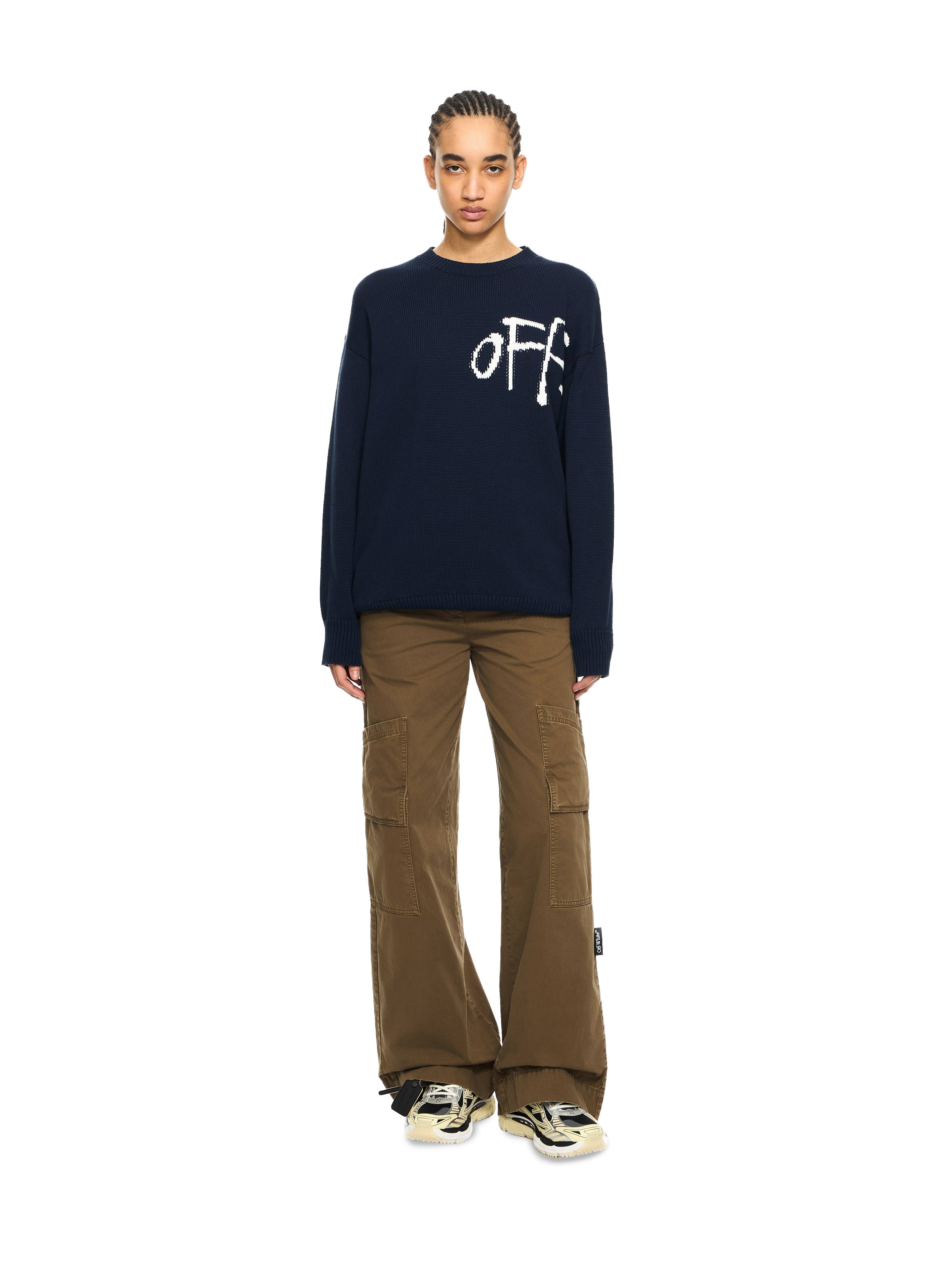 Off-White Bookish Shared Knit Crewneck