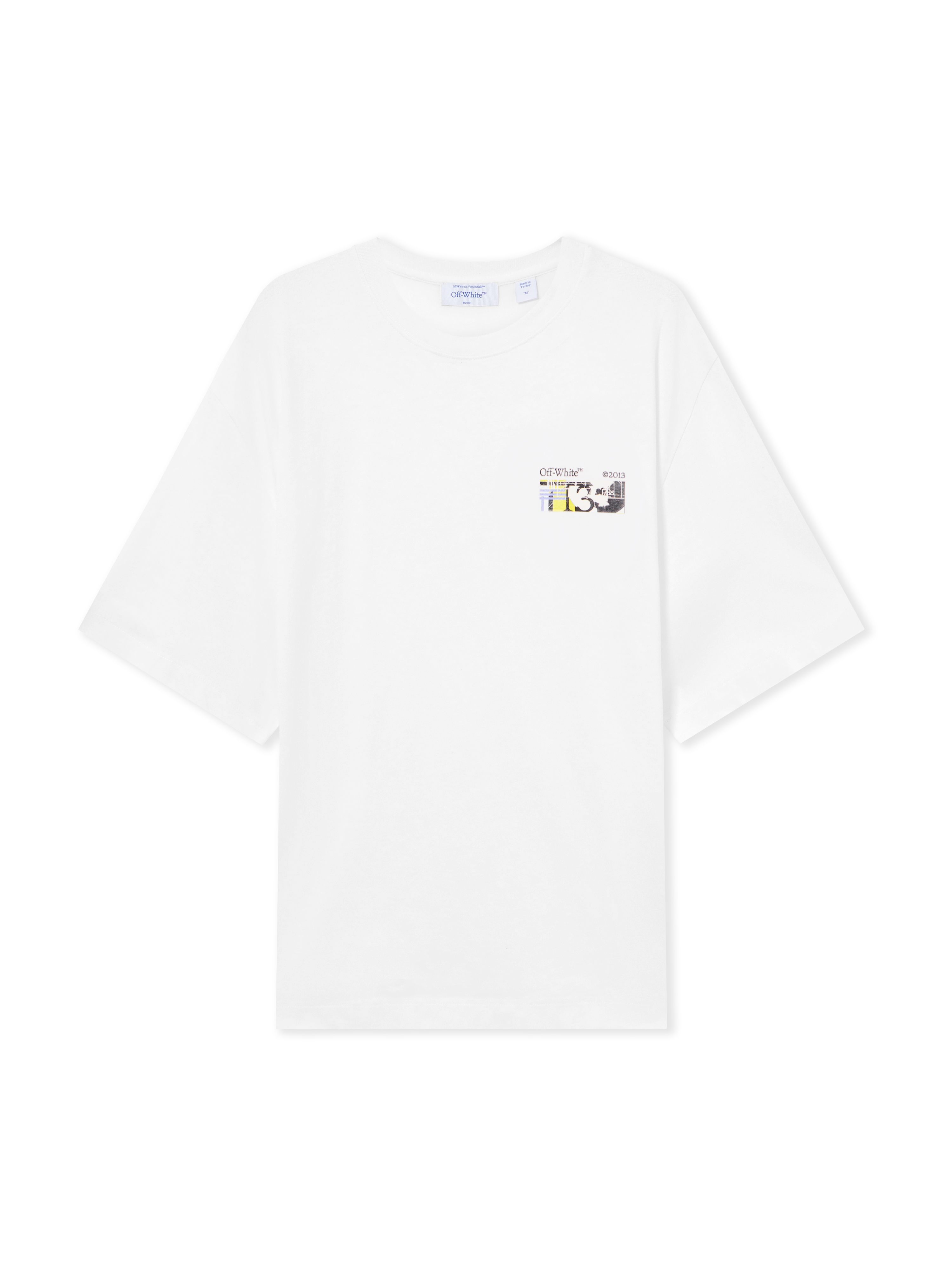 Off White Uomo Bianco Off Top, L, New, - Immagine 2