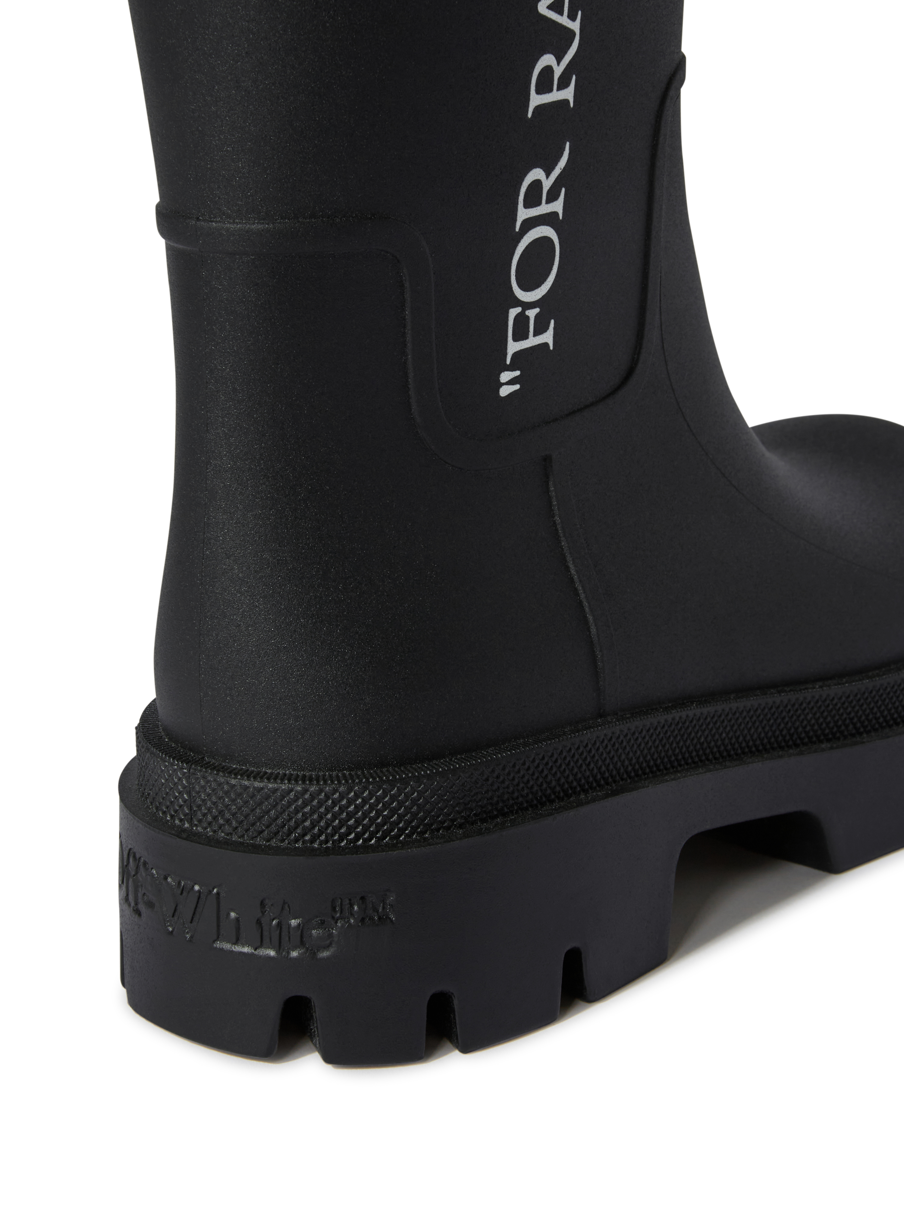 Off-white Off White Women Reboot Rainy Days Boots In Black