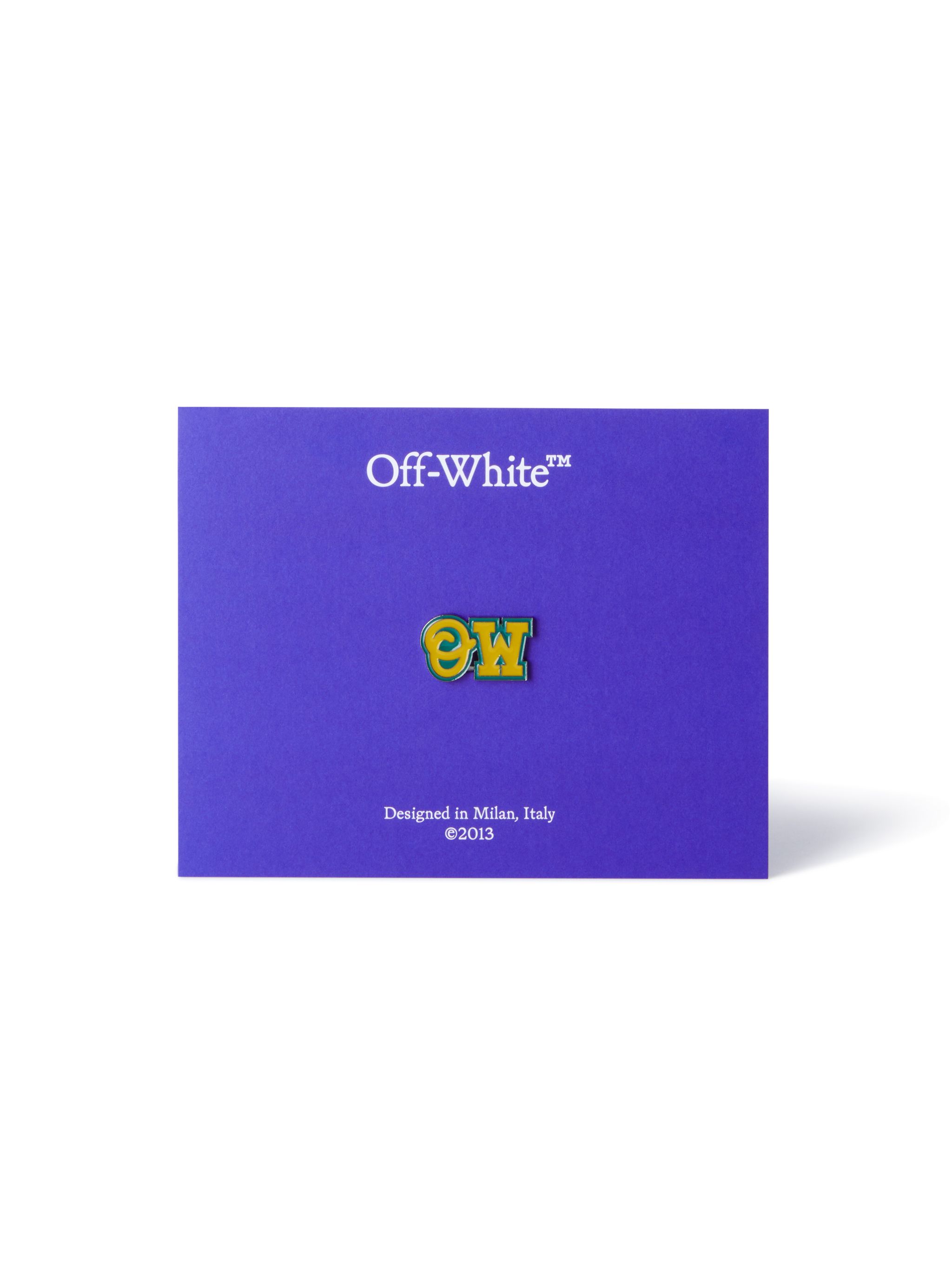 Off-white Yellow/green Initials Dubrae Charm In Yellow