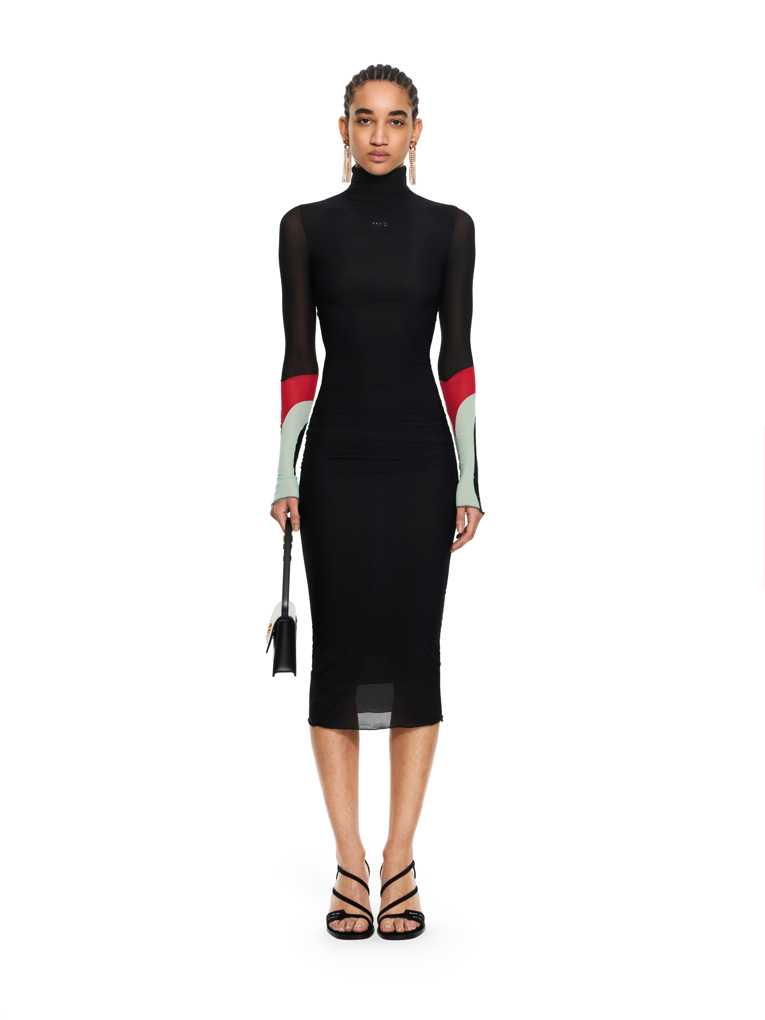 Off-White Light Jersey Insert Dress