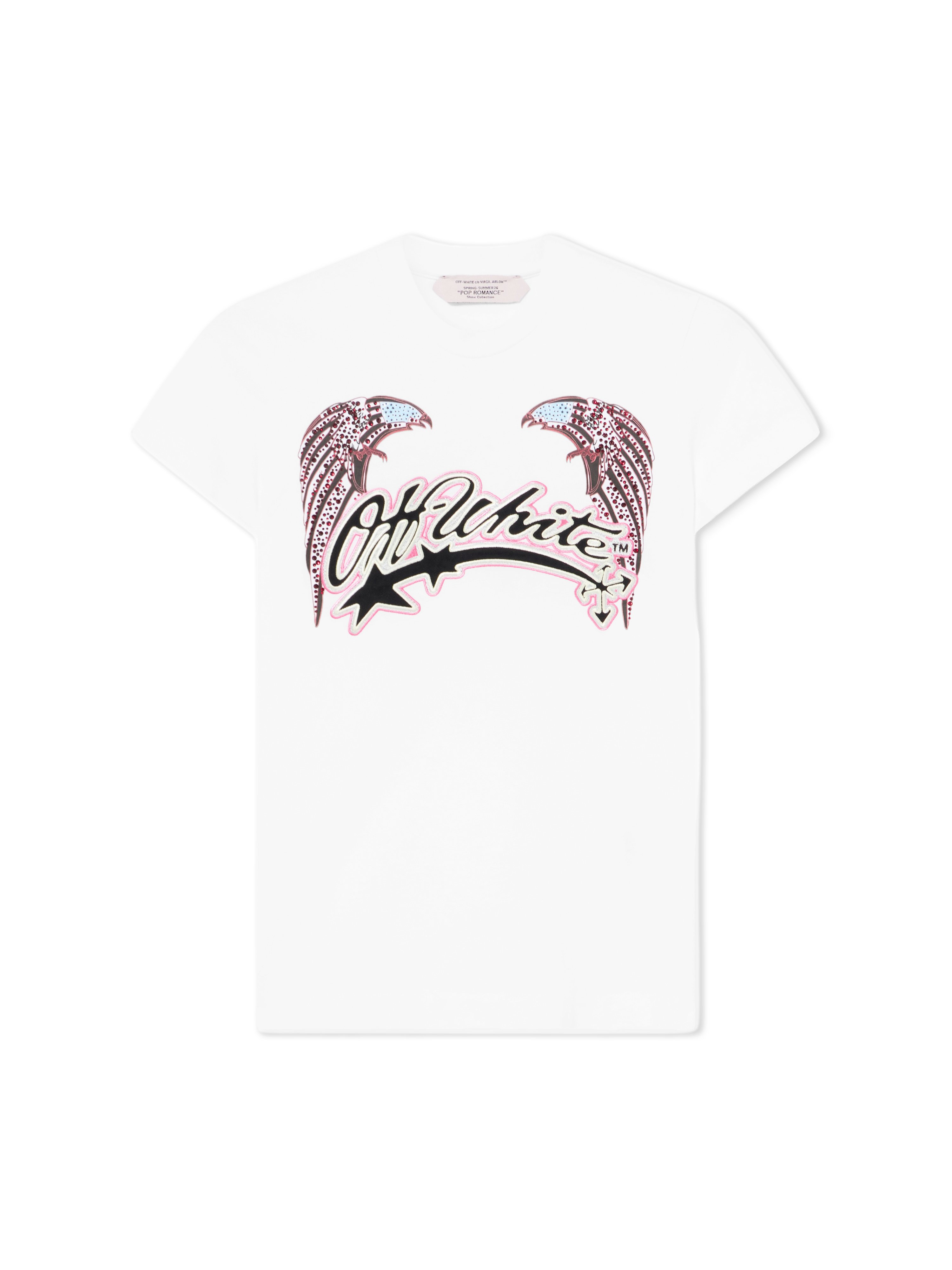 Off-White Swarovski Double Eagle Slim T-shirt