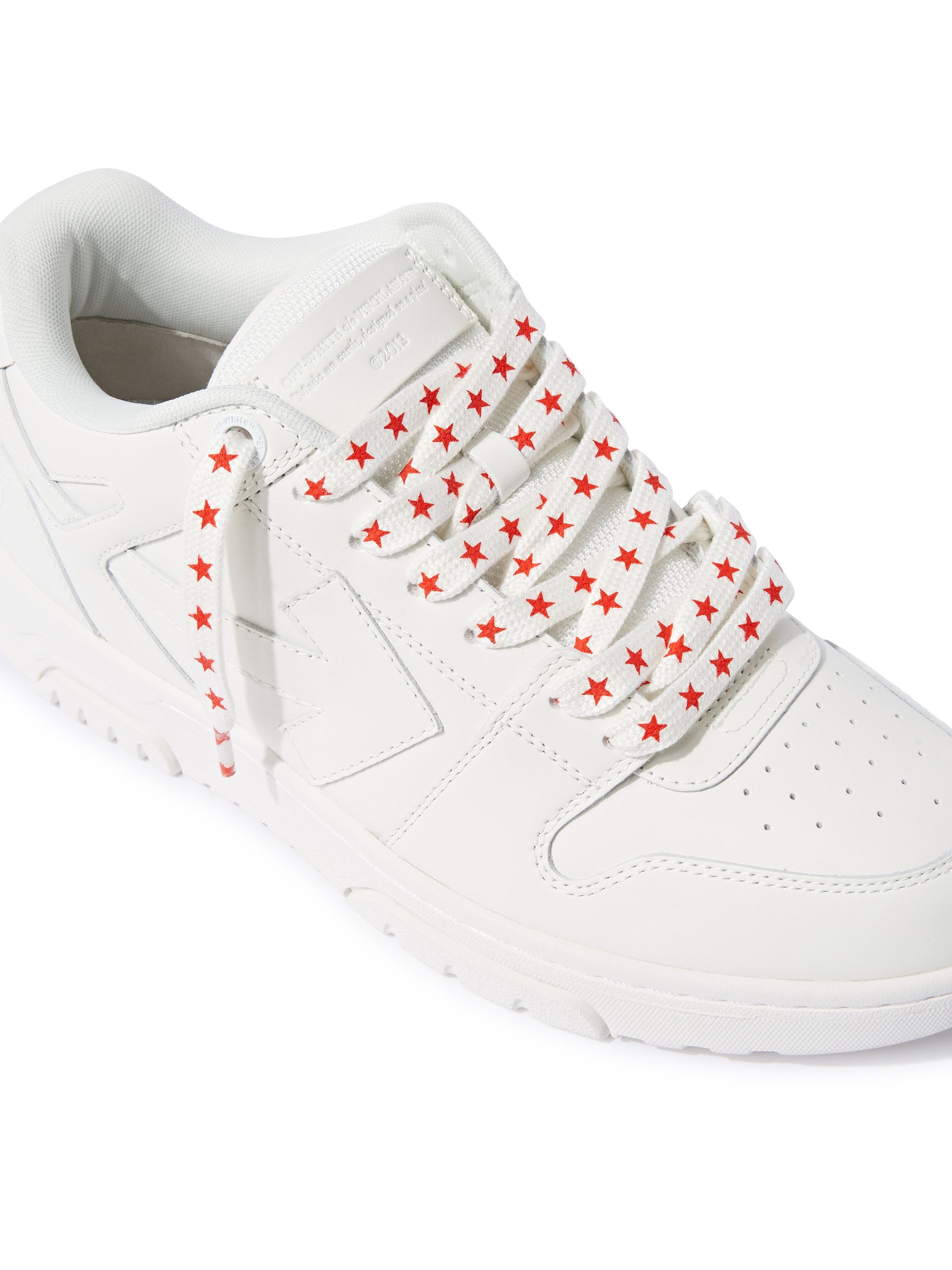  Off White White/red Star Laces - Male Fragrances White O/s 