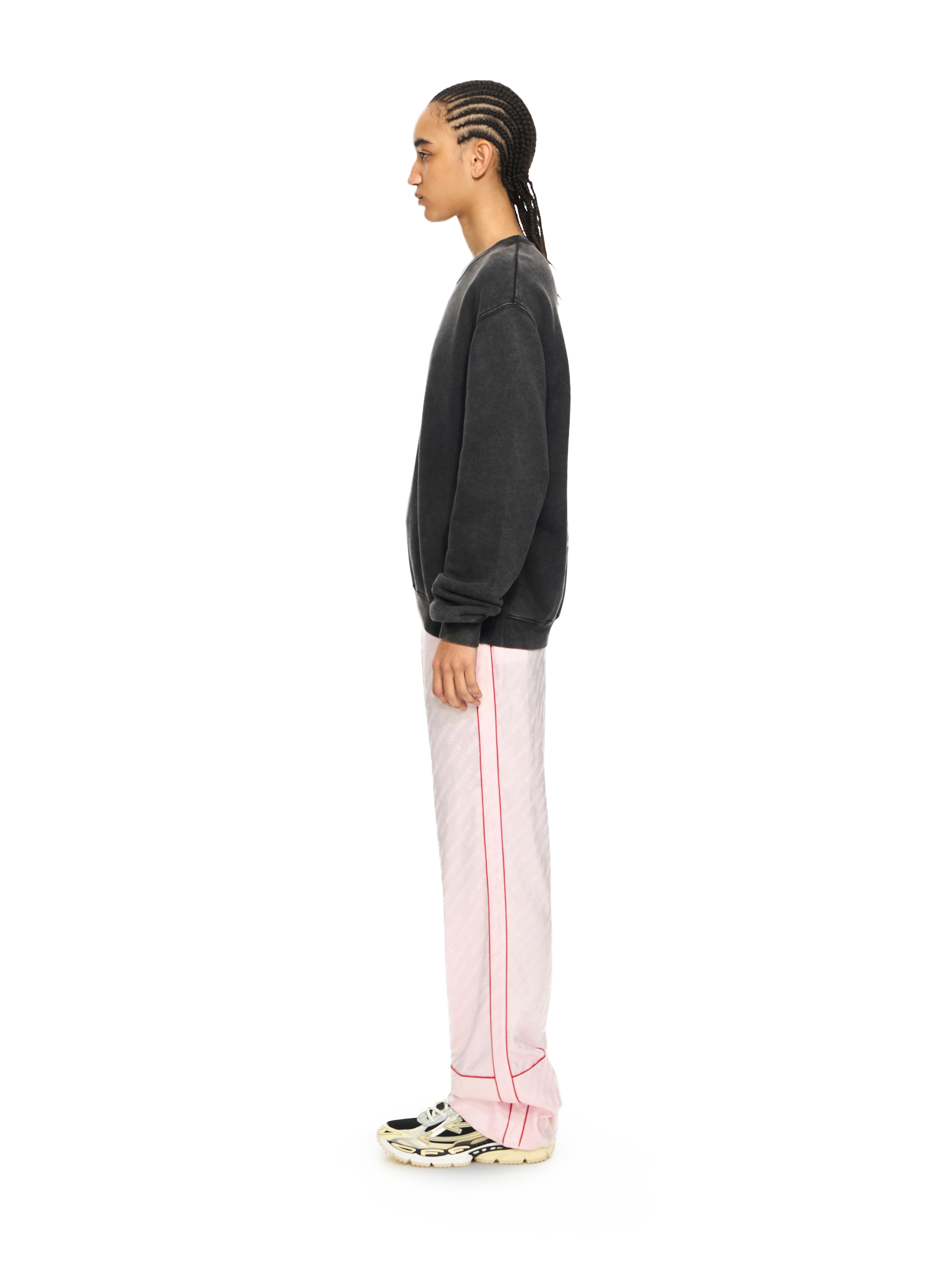  Off White Royal Jewels Sweatshirt - Female Pullover Marble Black-lemon Icing L 