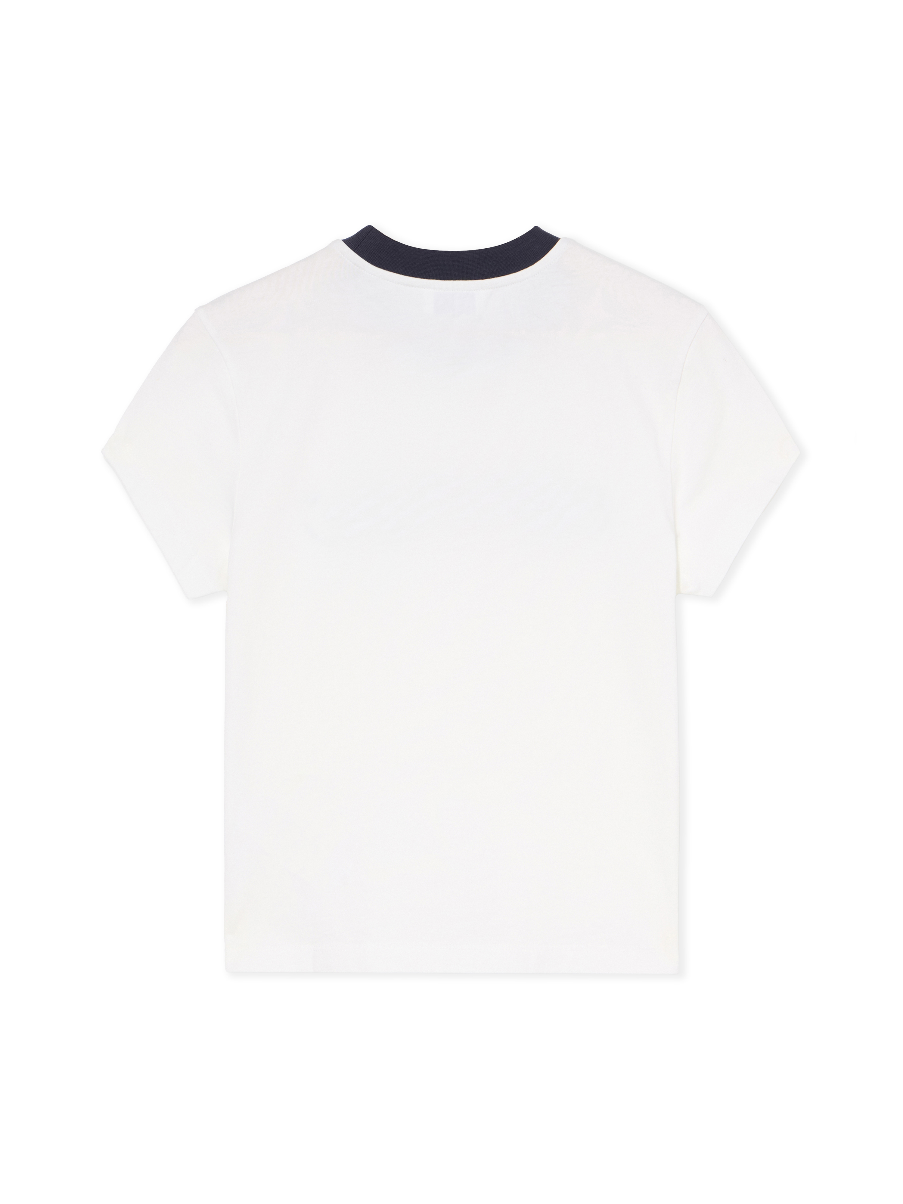 Off-white Embroidered Script Logo Fitted Logo Tee In White