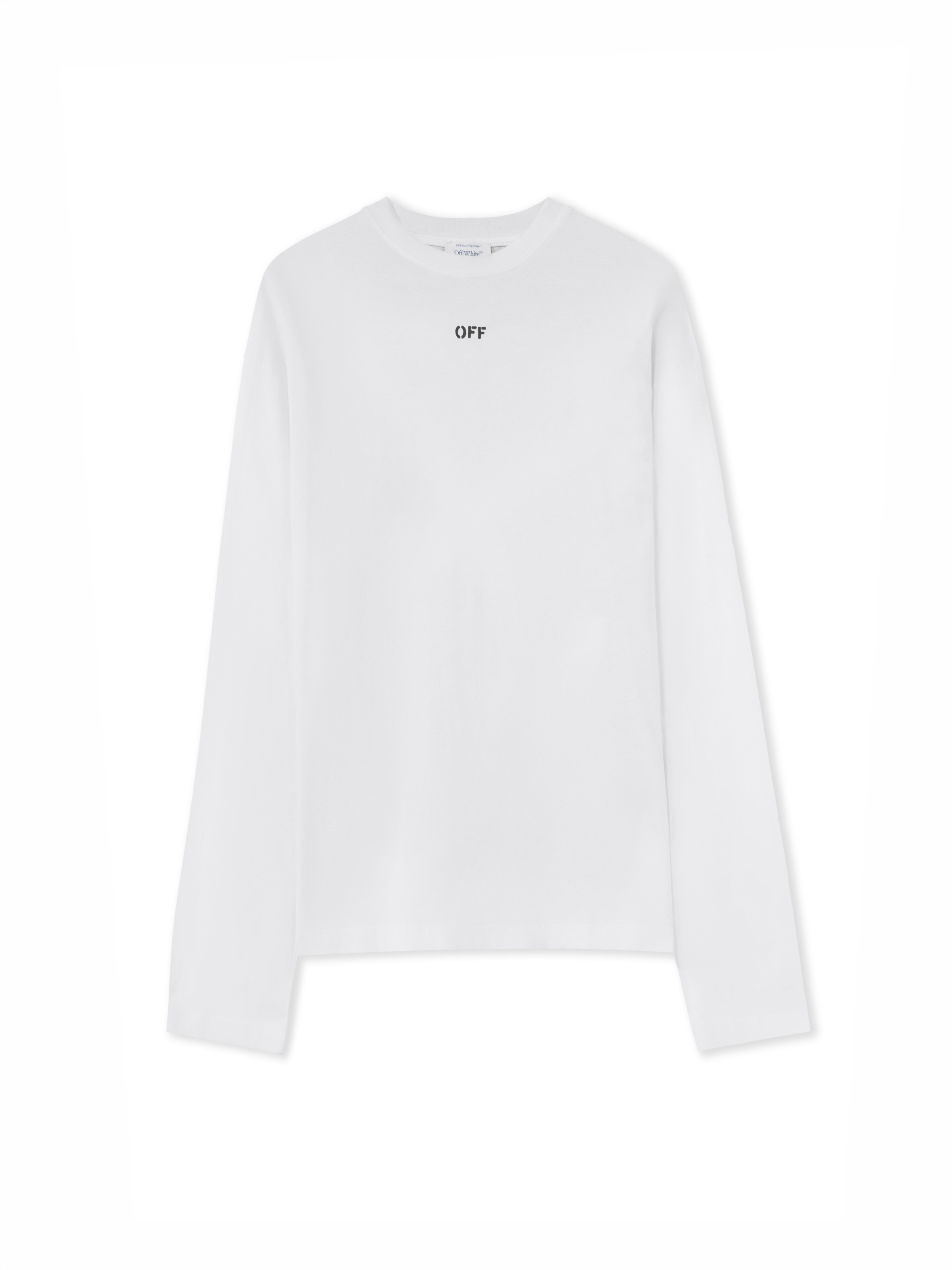 Off White Uomo Bianco Off T-Shirt Maniche Lunghe Negative Arrow Skate - T-Shirts M - Immagine 1