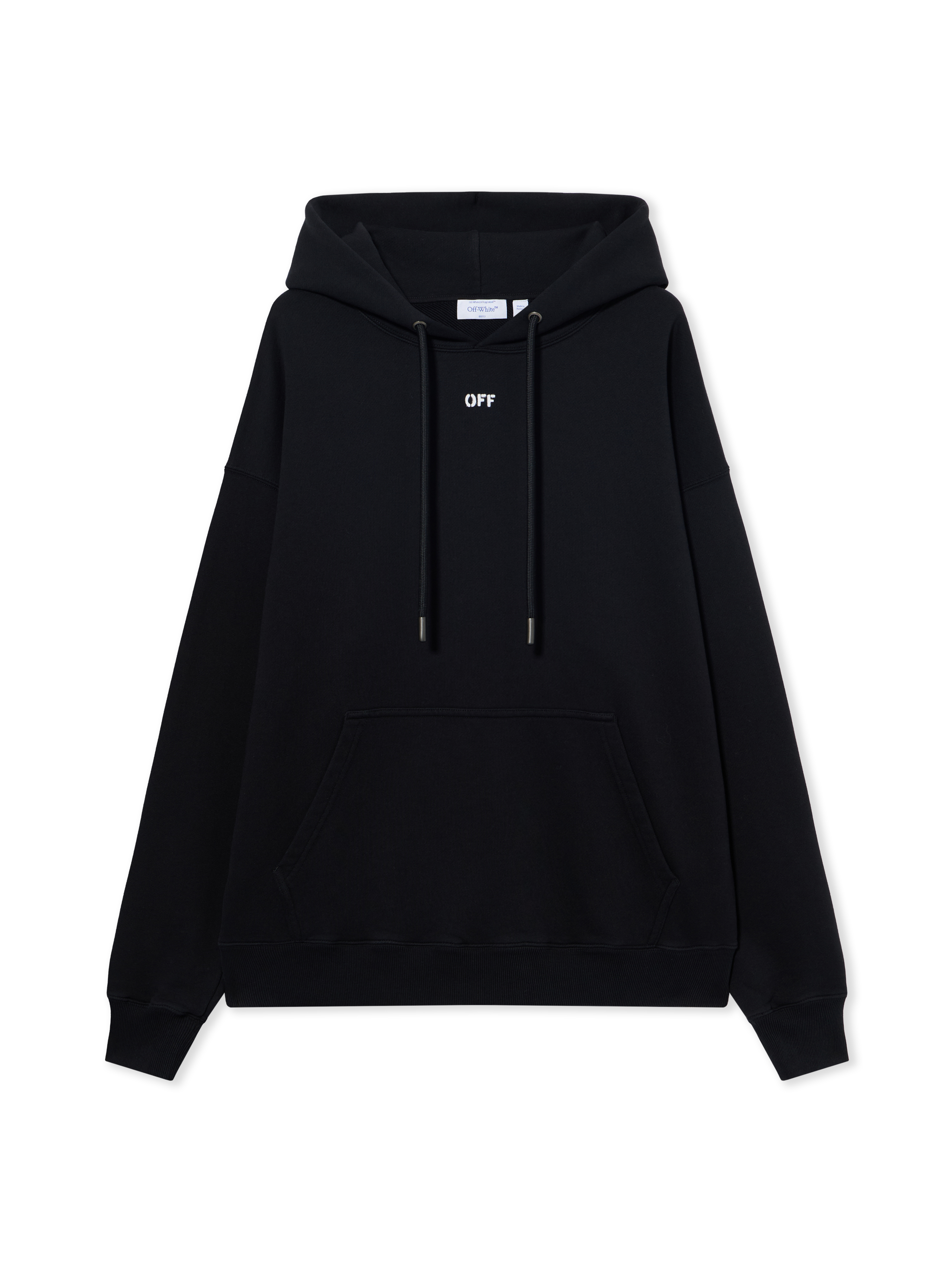 Off White Men's Black 3D Spray Arrow Skate Hoodie - Sweatshirts M