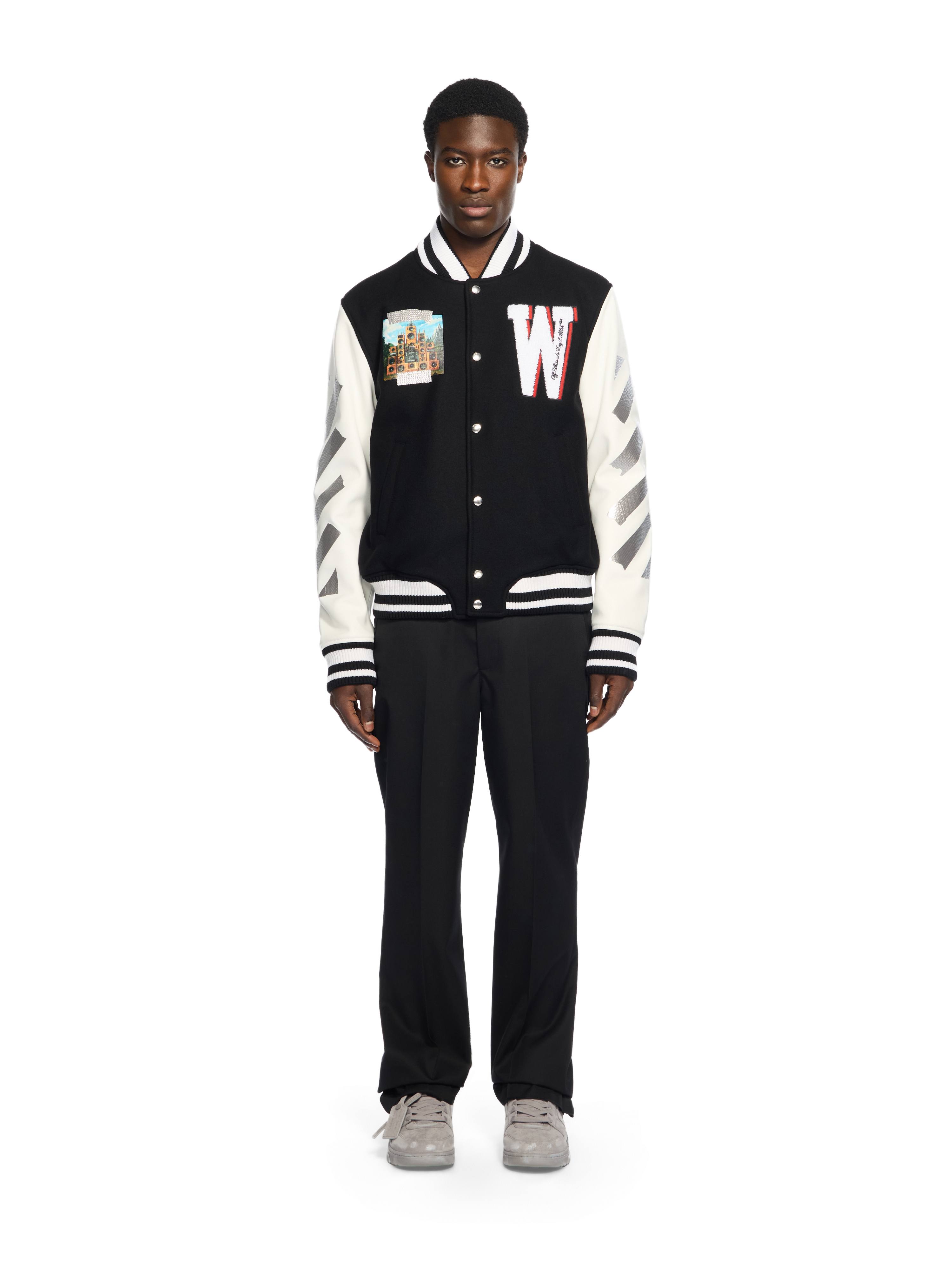 Off-White Soundsystem Varsity Jacket