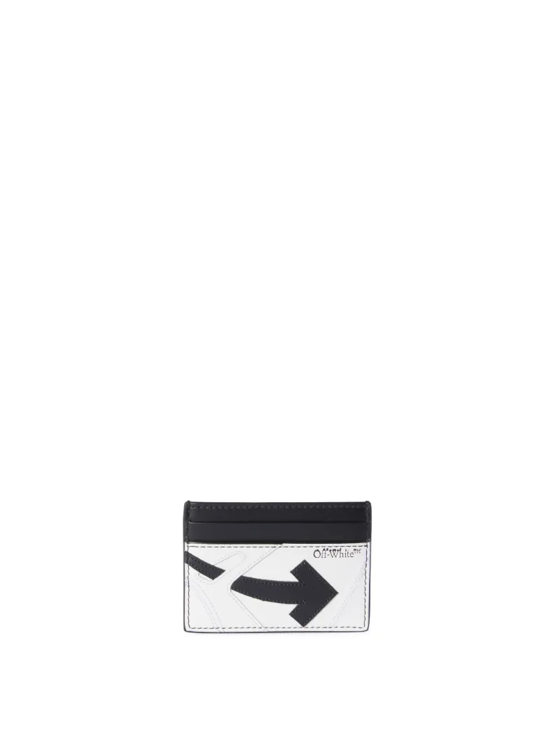 Off-white Black Ooo Sneaker Card Case In Black