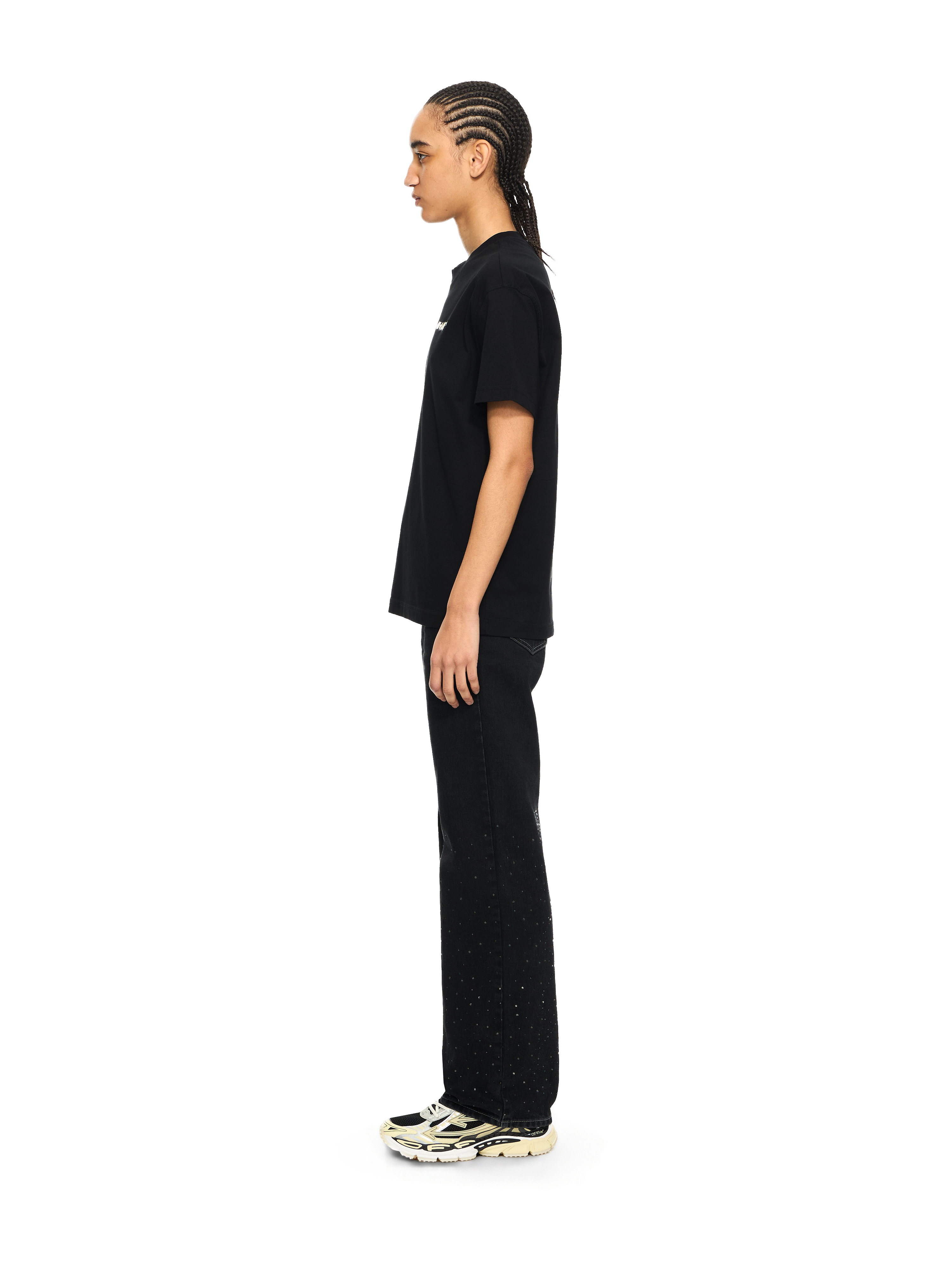Off-white Shadow Logo T-shirt In Black