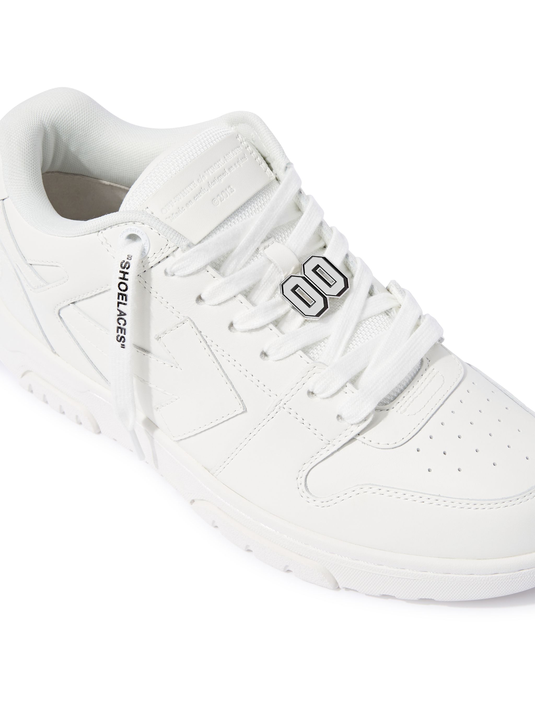 Off-white Silver Zero-zero Dubrae Charm In Grey