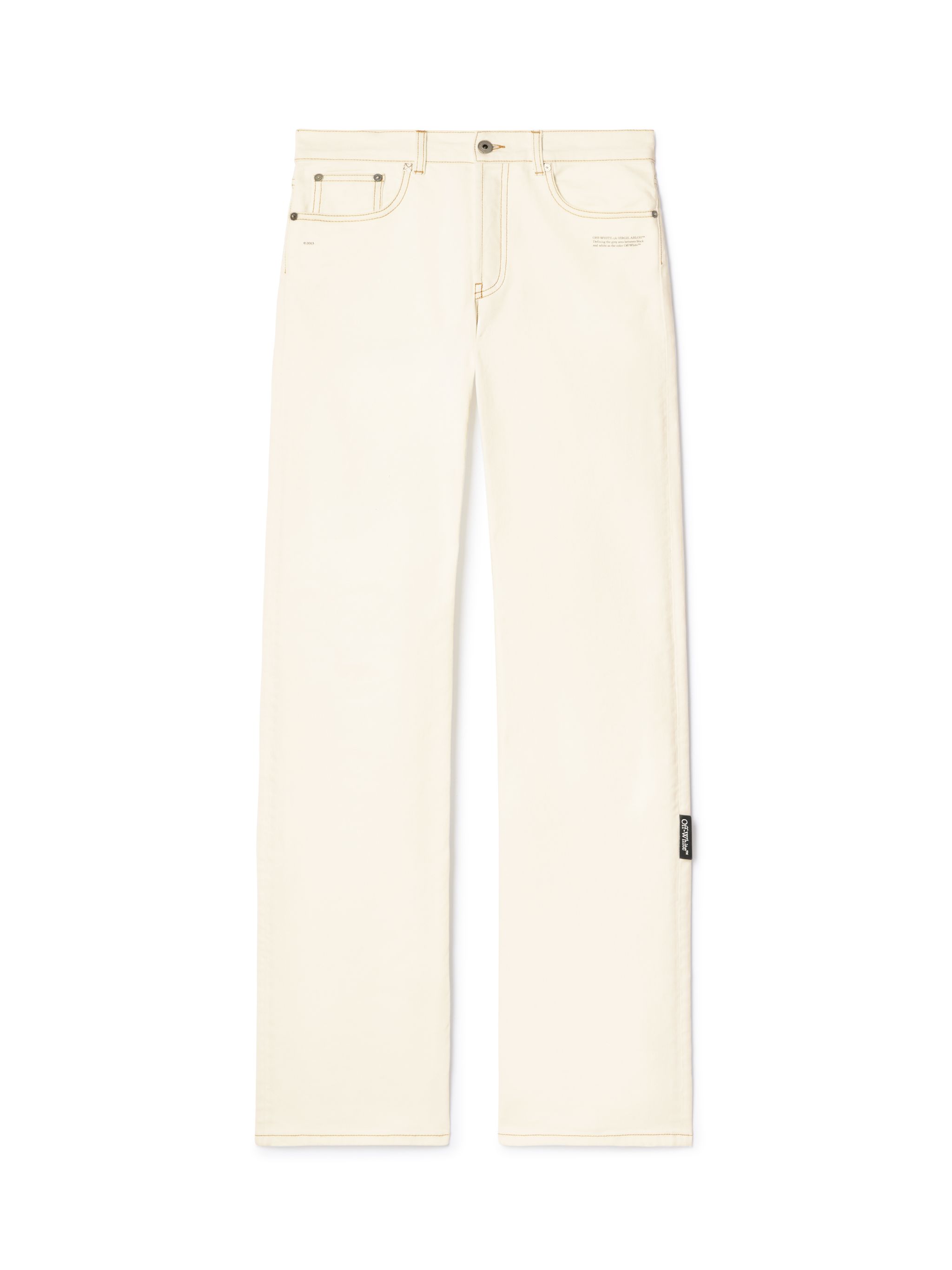 Off-white Denim Susy 5pkt Pants In Neutrals