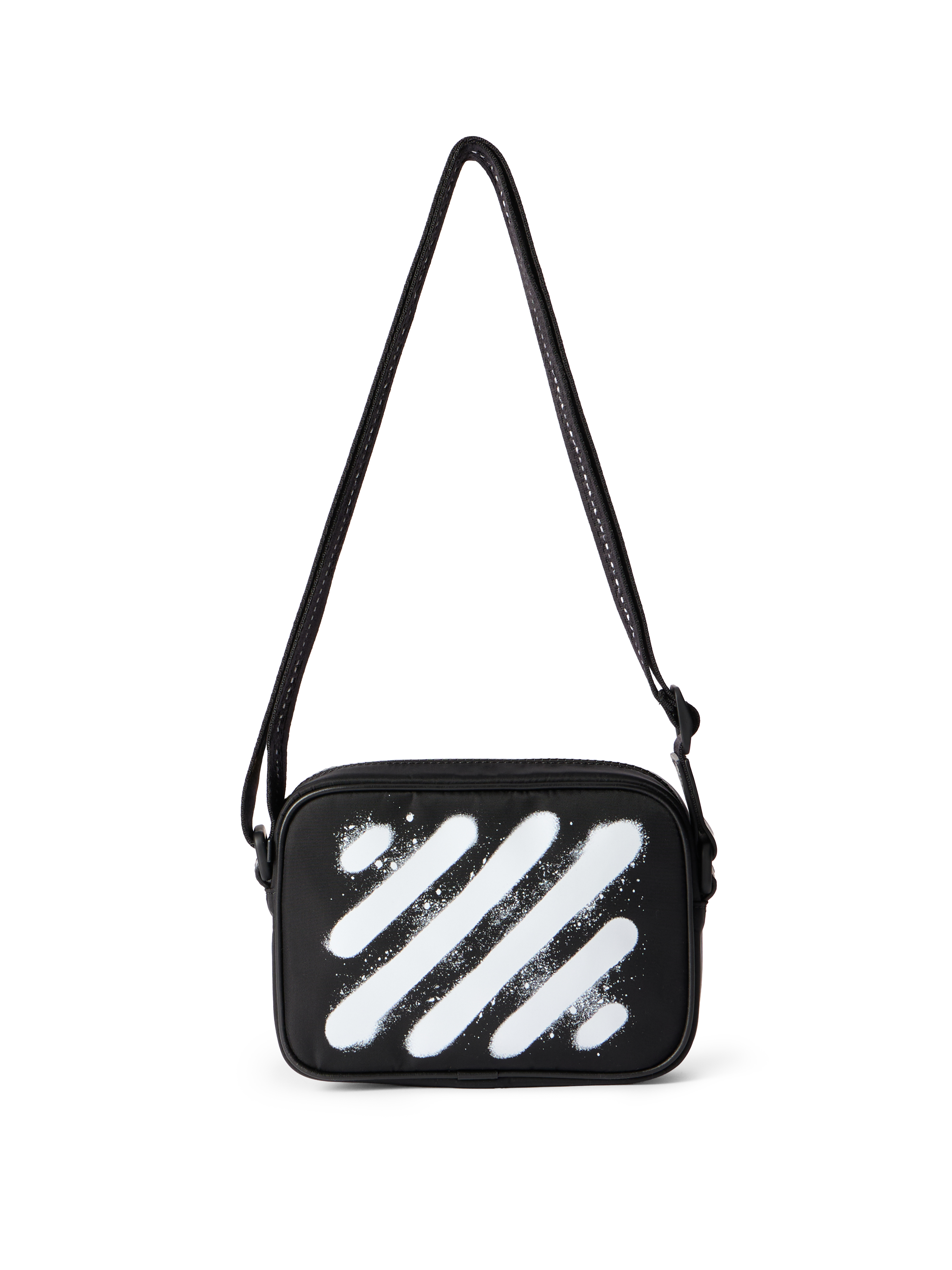 Diagonal Spray Camera Bag in BLACK - WHITE for Men | Off-White™