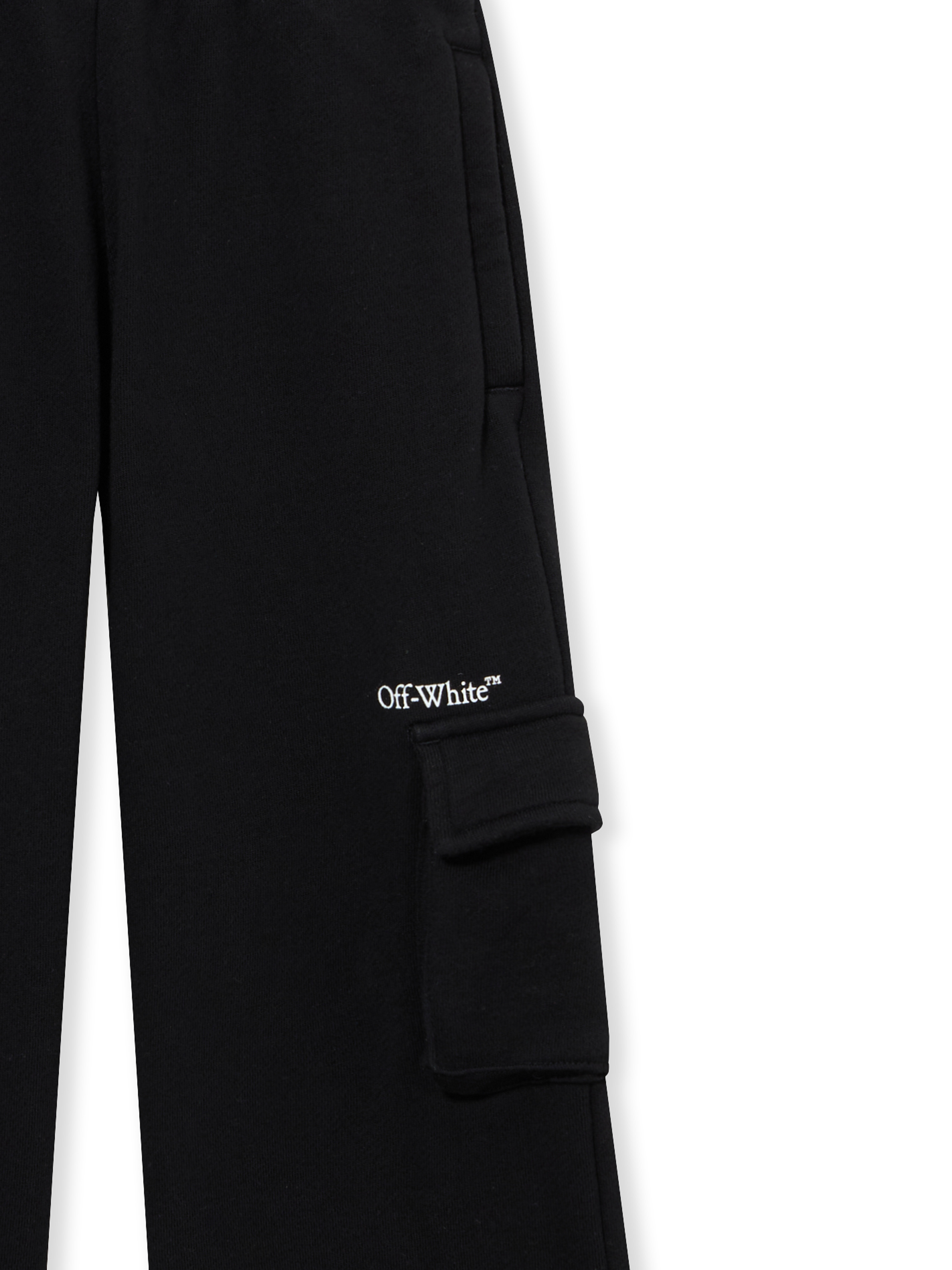  Off White Bookish Cargo Wide Sweatpants - Kids Mädchen Kleidung Black 8 