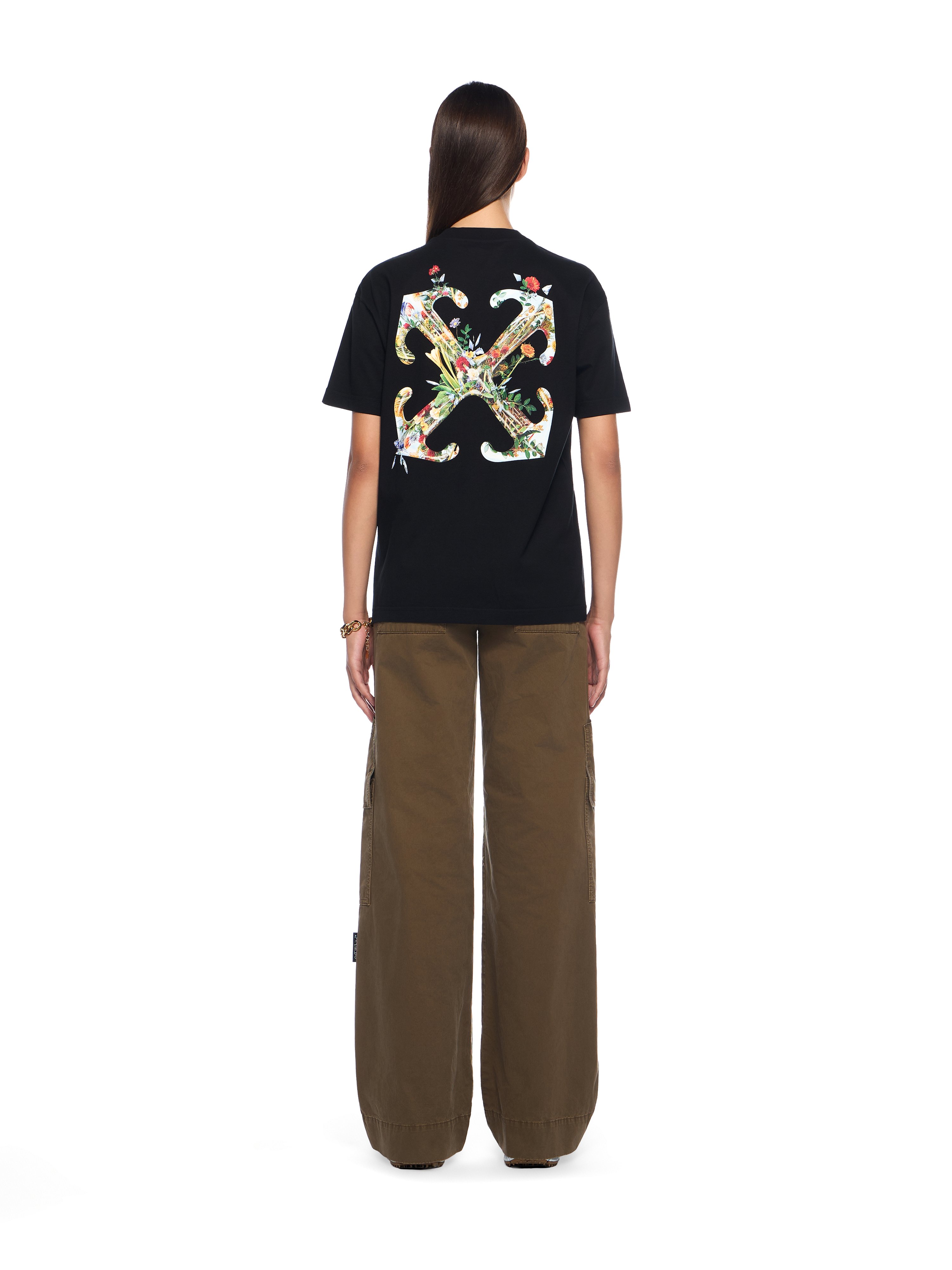 Off-white Garment Dyed Cargo Trousers In Brown