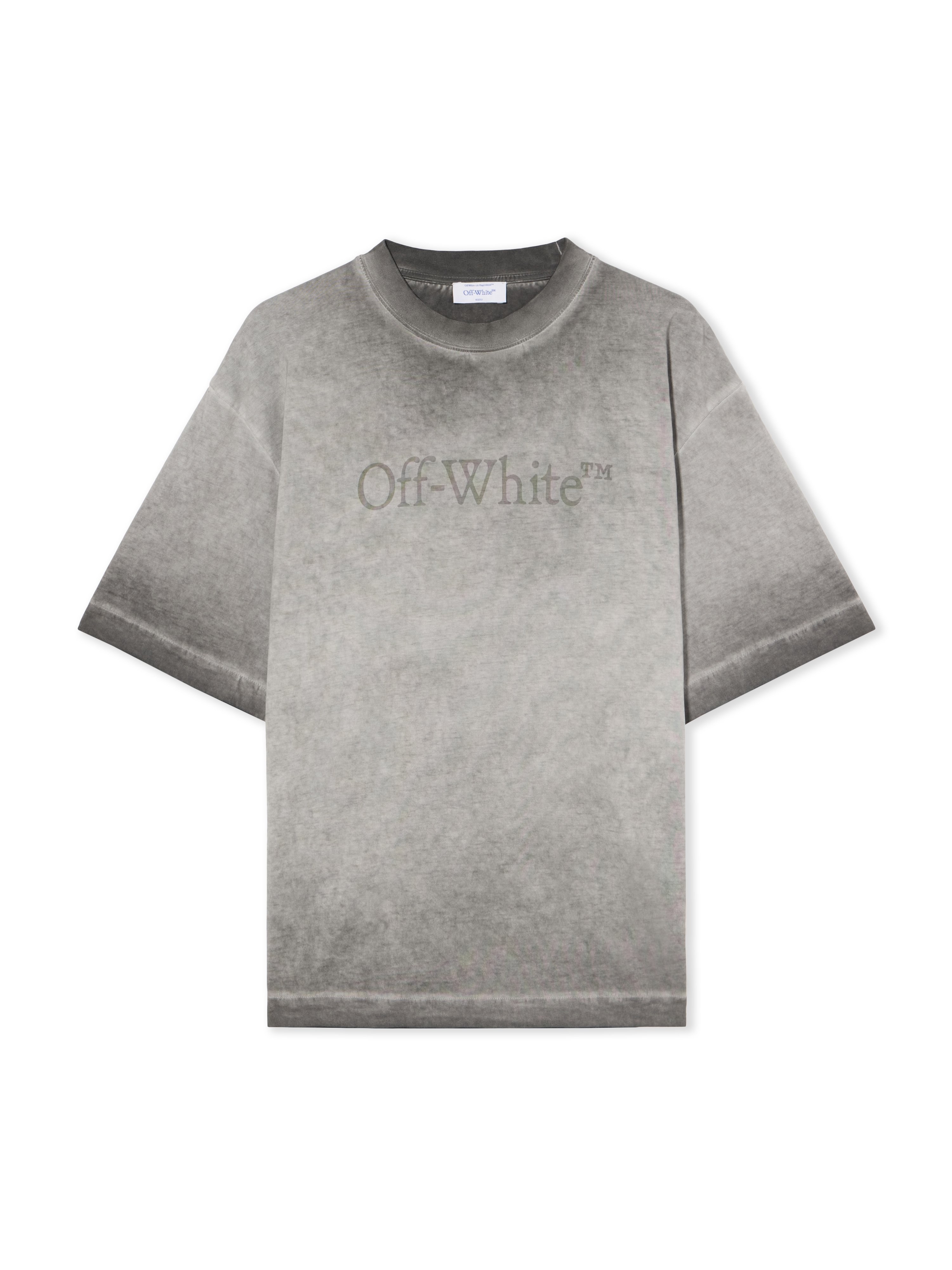 Off-white Skateboarding Inspired Crew Neck T-shirt In Gray