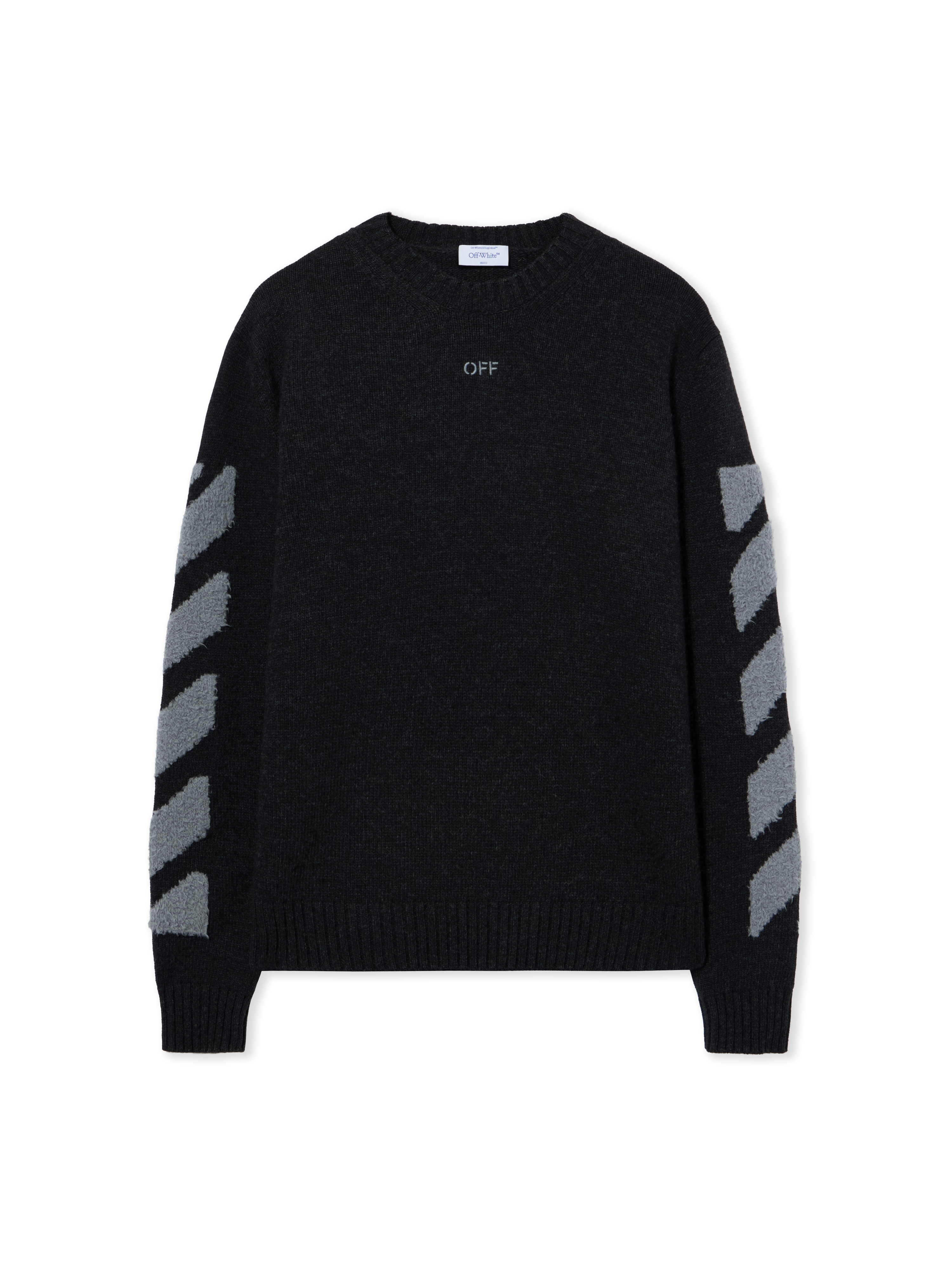 Off White Uomo Grigio Maglie, Xl, New, - Immagine 3