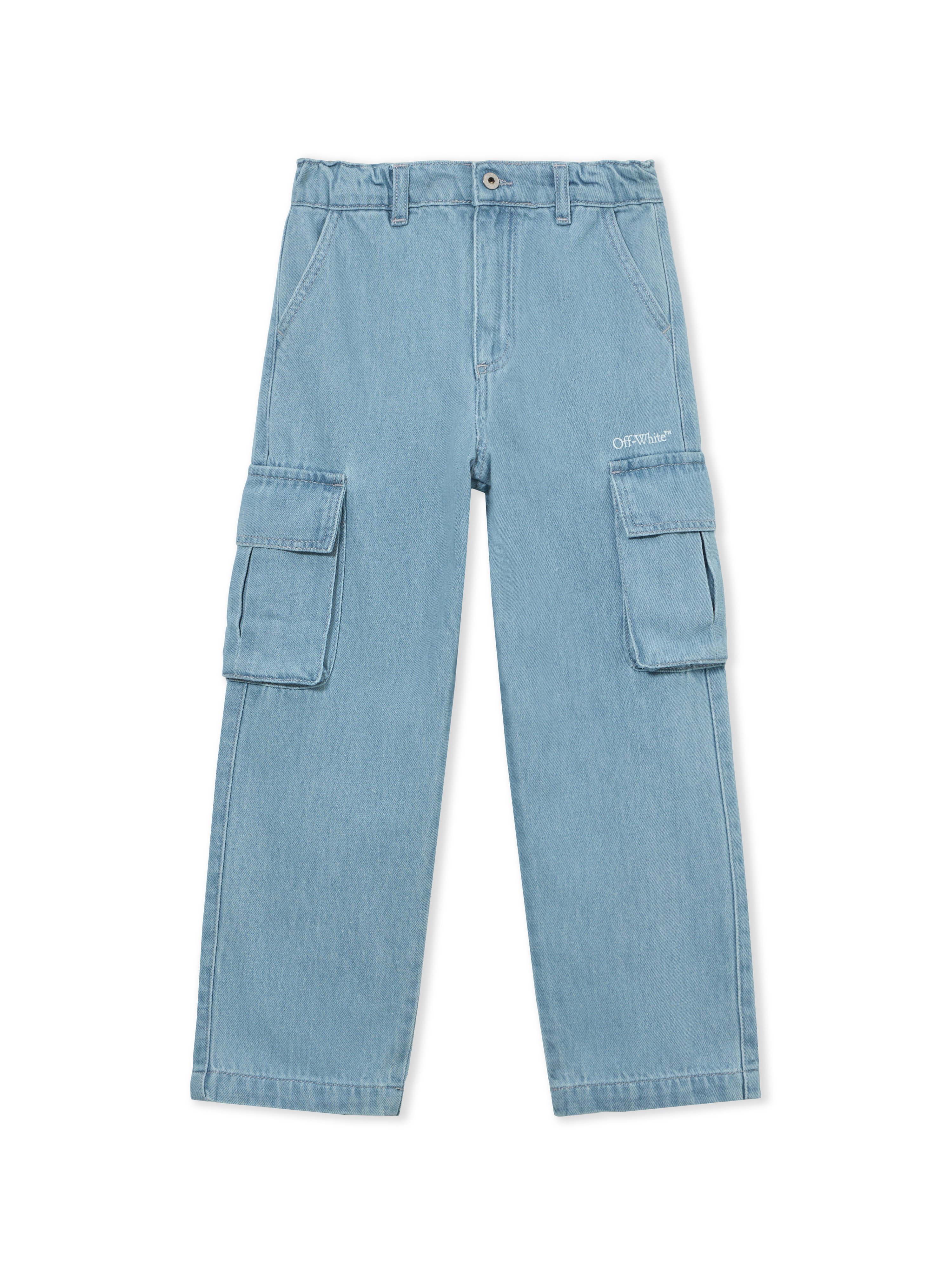  Off White Diagonal Sketch Cargo Pants - Kids Jungen Kleidung Medium Blue 8 