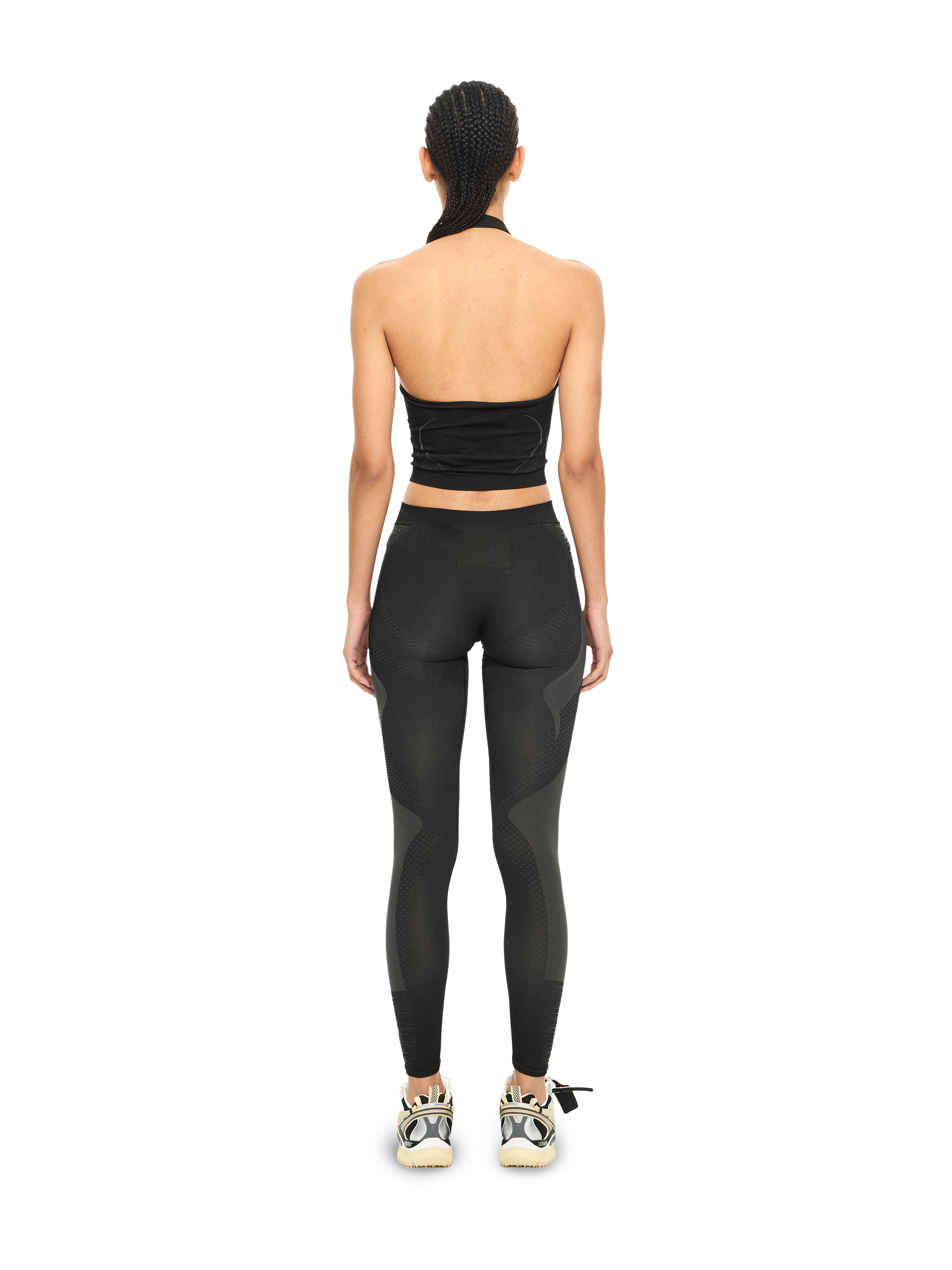Off-white Performance-driven Active Leggings Xs/s In Black